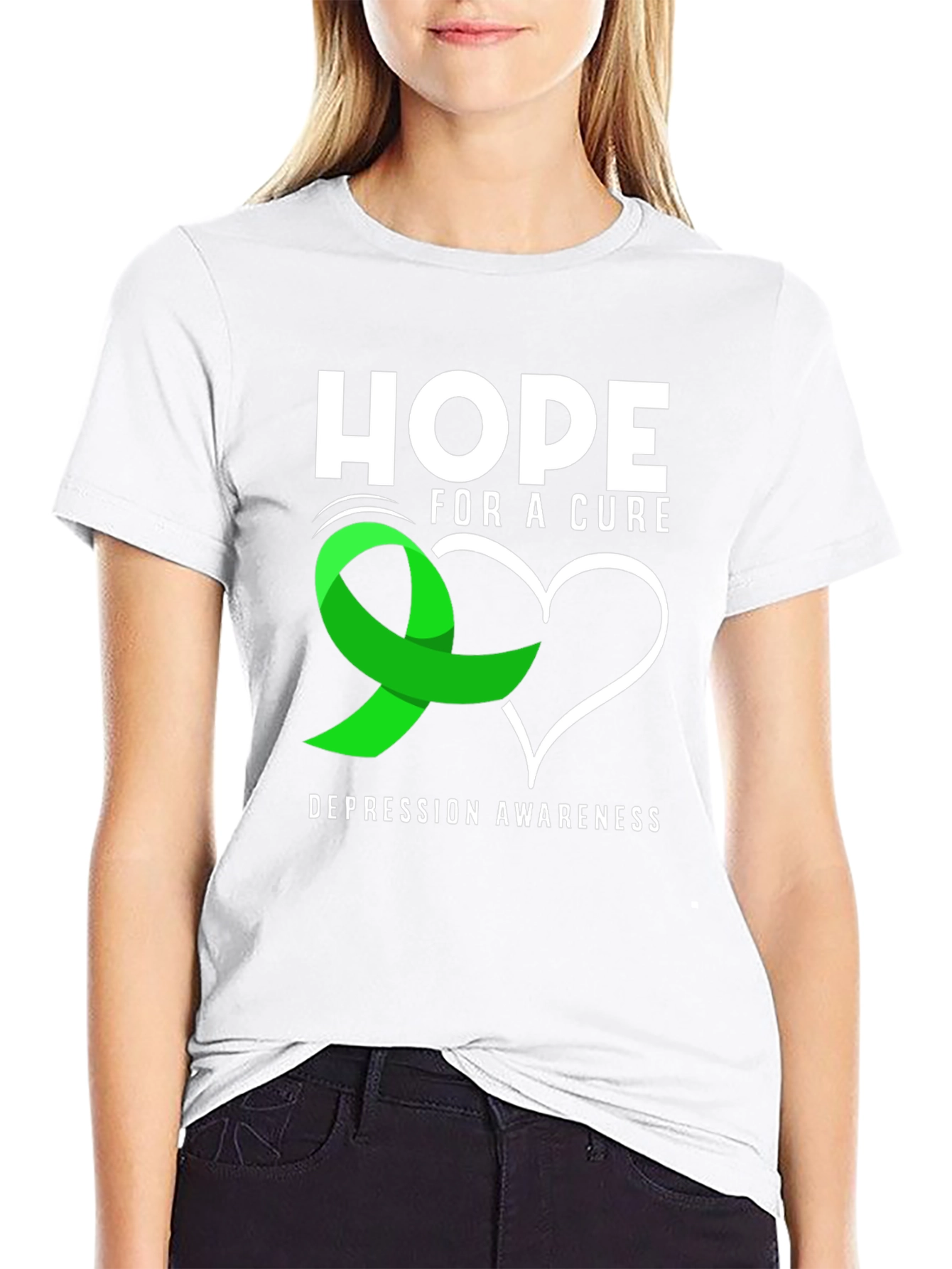 Hope for a Cure Depression Awareness T-Shirt