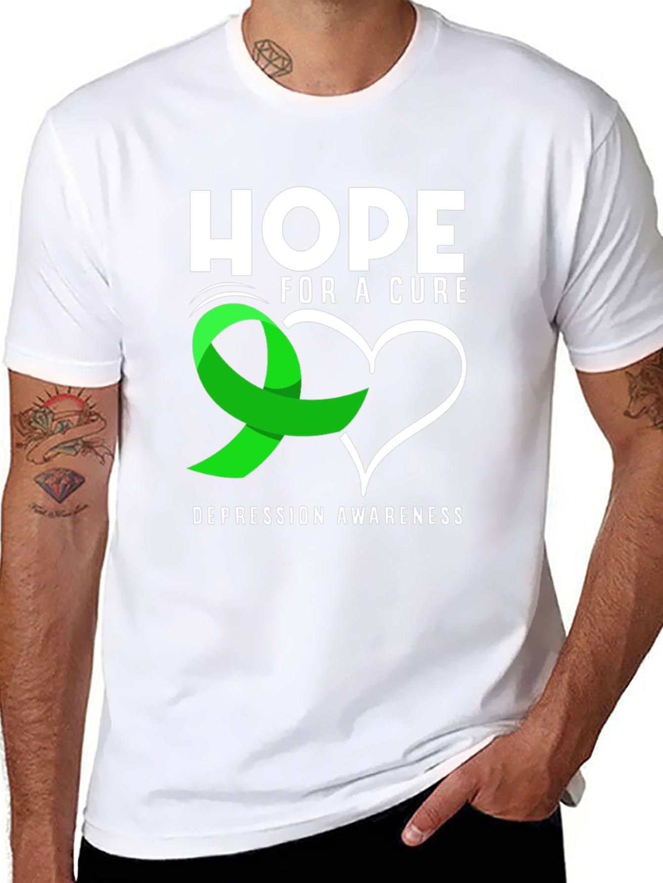 Hope for a Cure Depression Awareness T-Shirt