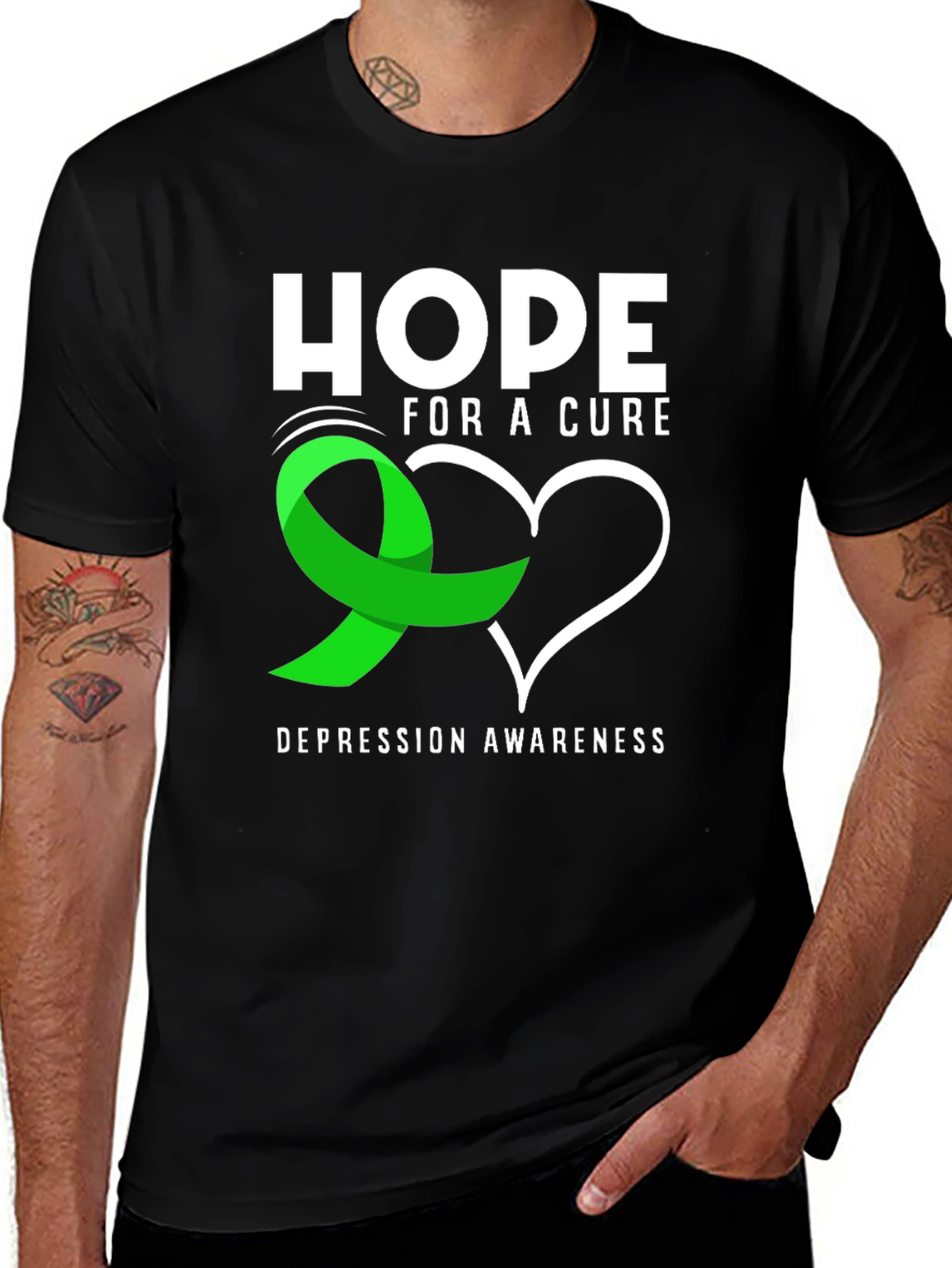 Hope for a Cure Depression Awareness T-Shirt