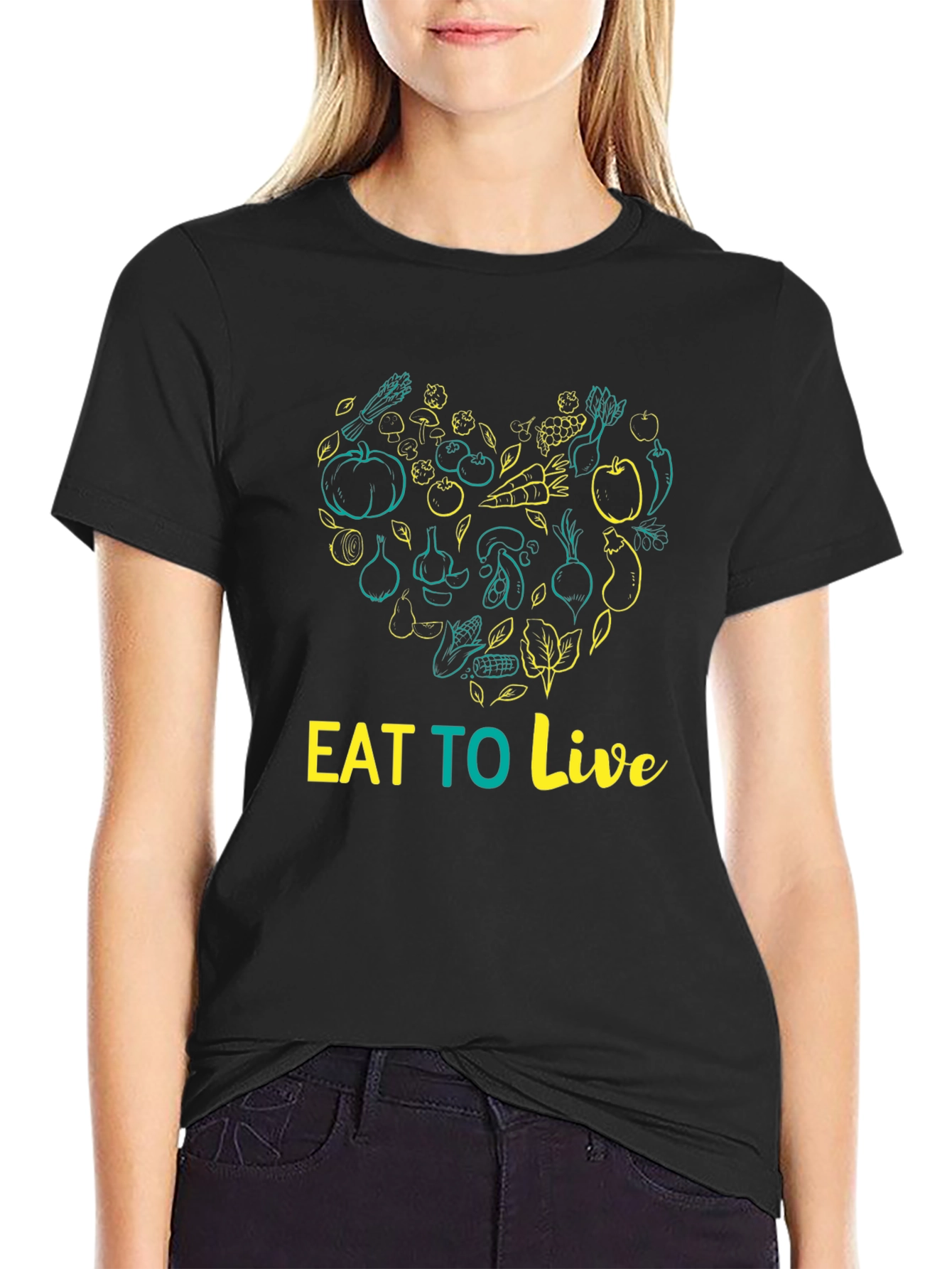 Eat To Live Vegan T-Shirt