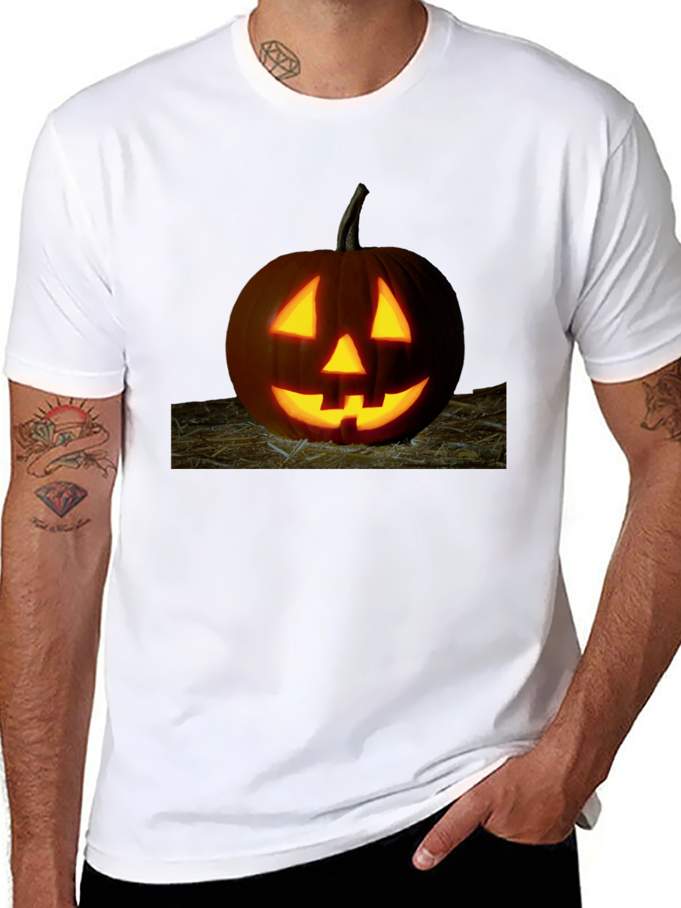 Halloween Pumpkin T-Shirt - Spooky Season Apparel