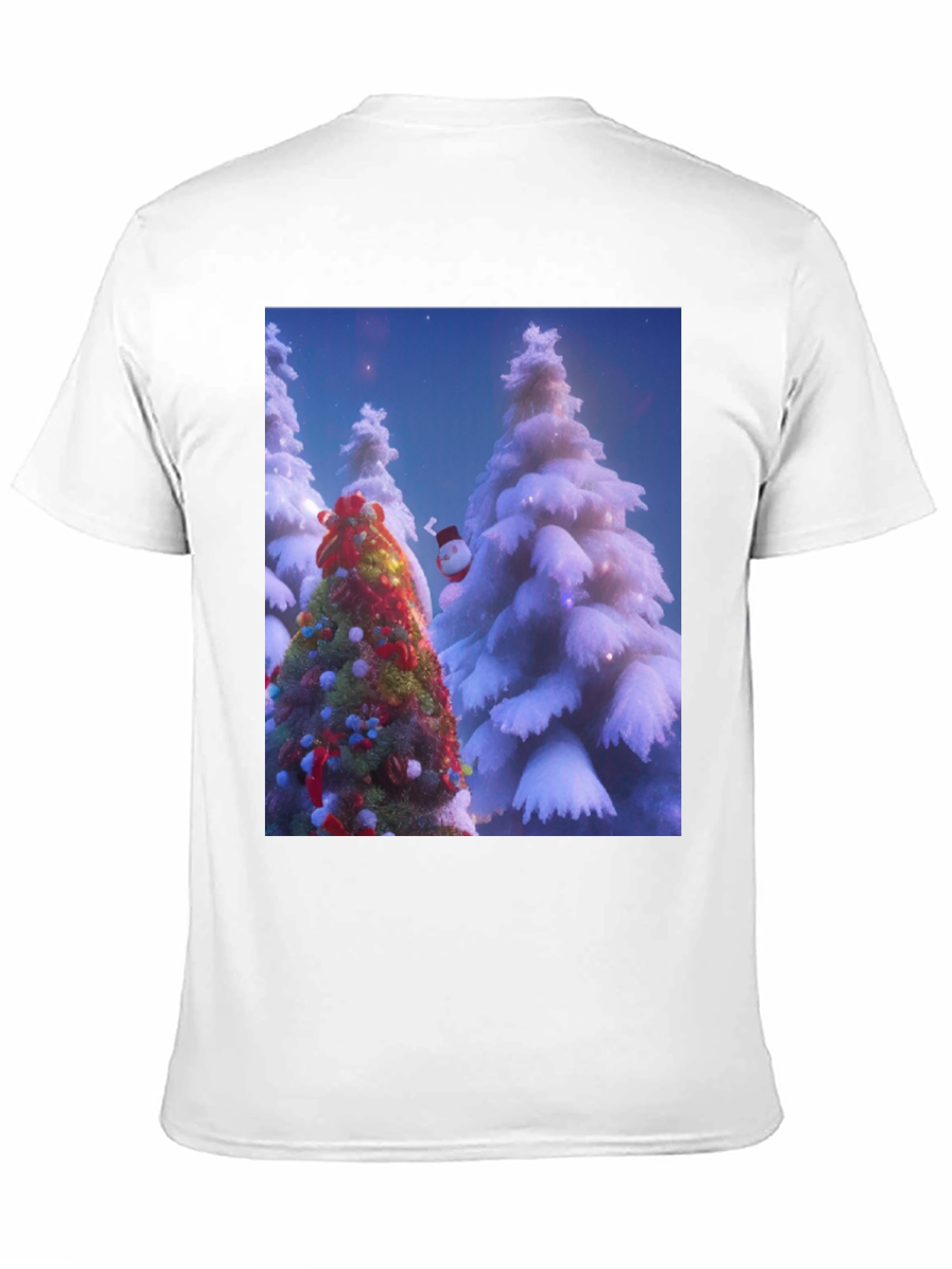 Christmas Trees Black T-Shirt