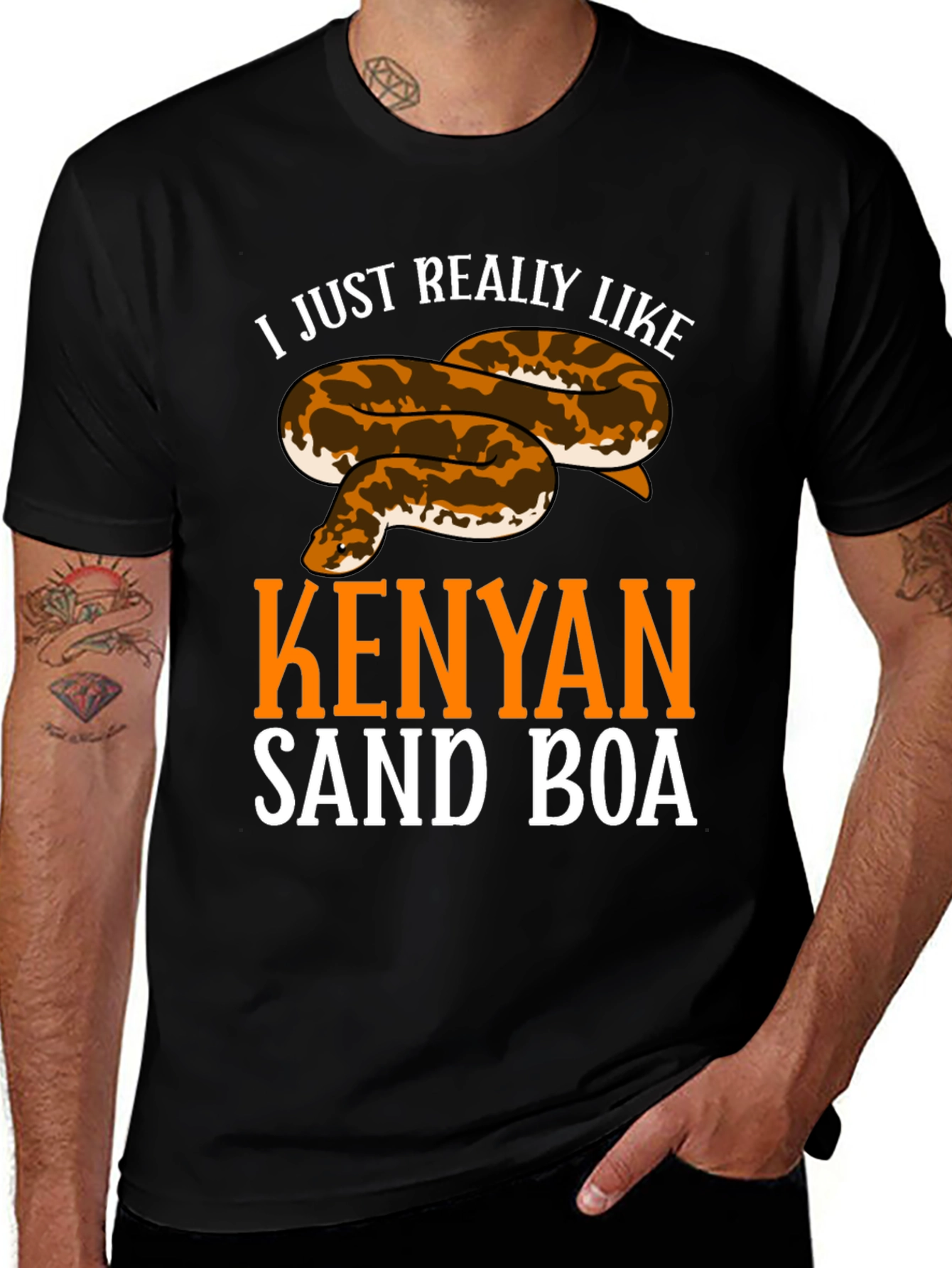 Kenyan Sand Boa T-Shirt Reptile Lover Tee