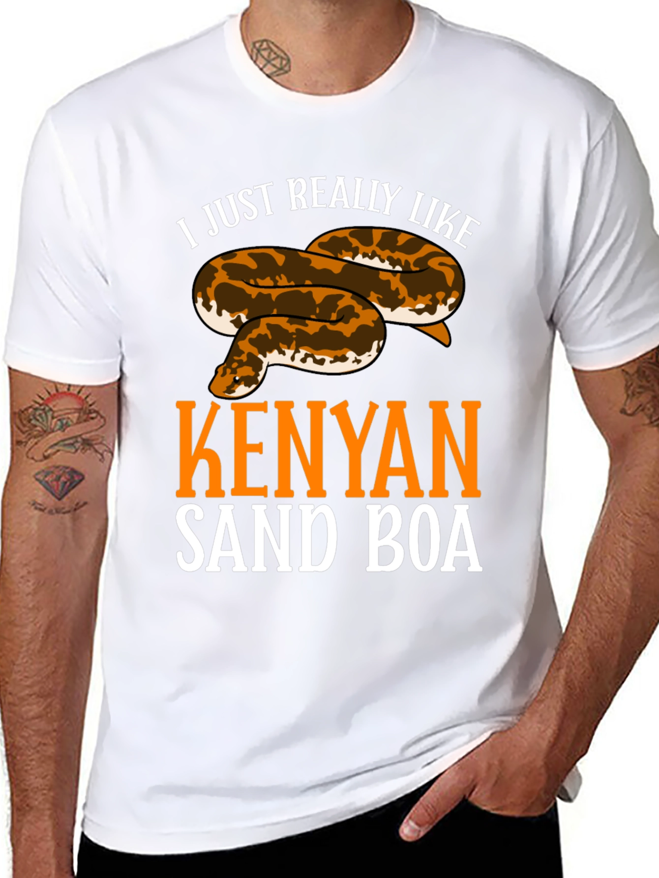 Kenyan Sand Boa T-Shirt Reptile Lover Tee