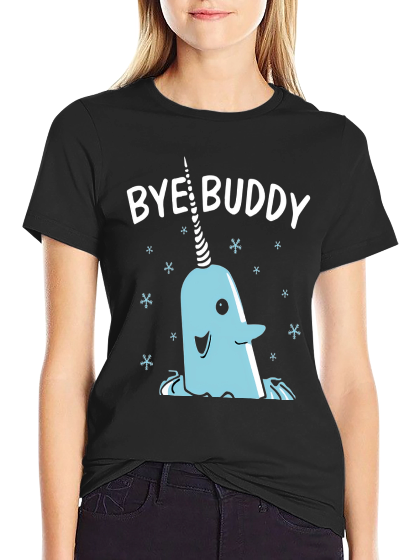 Bye Buddy Narwhal T-Shirt