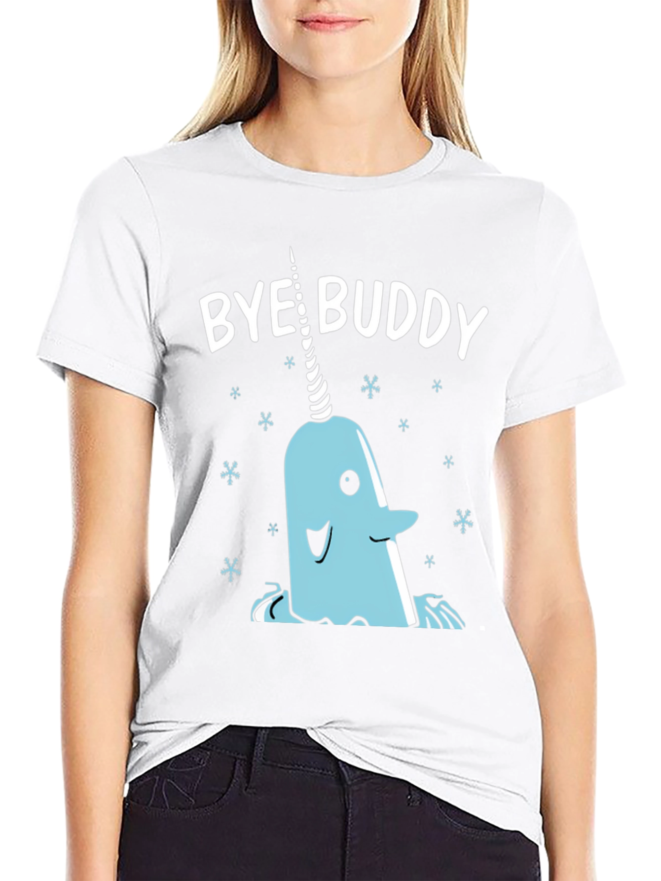 Bye Buddy Narwhal T-Shirt