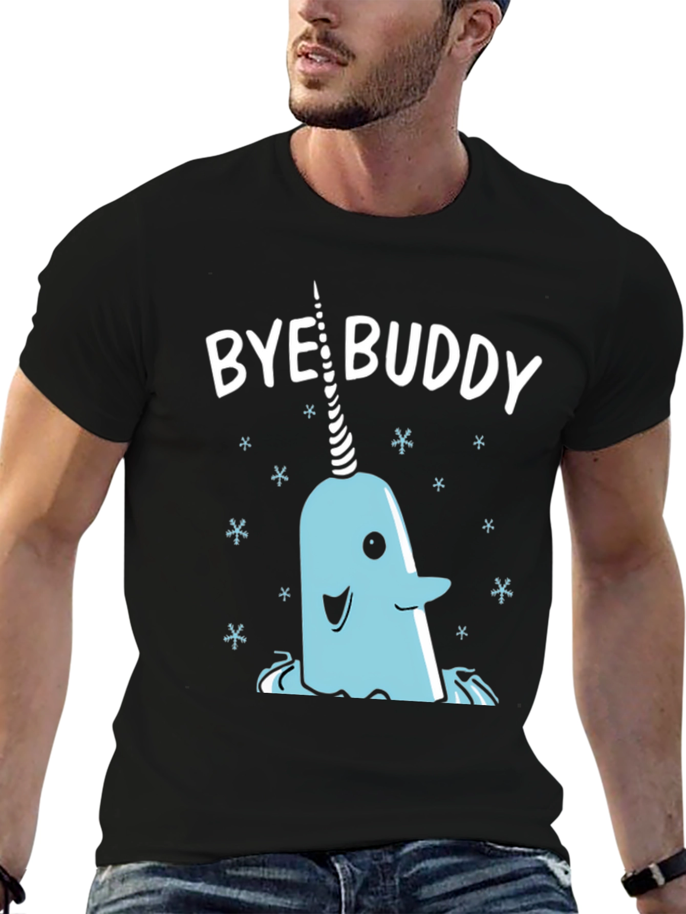 Bye Buddy Narwhal T-Shirt