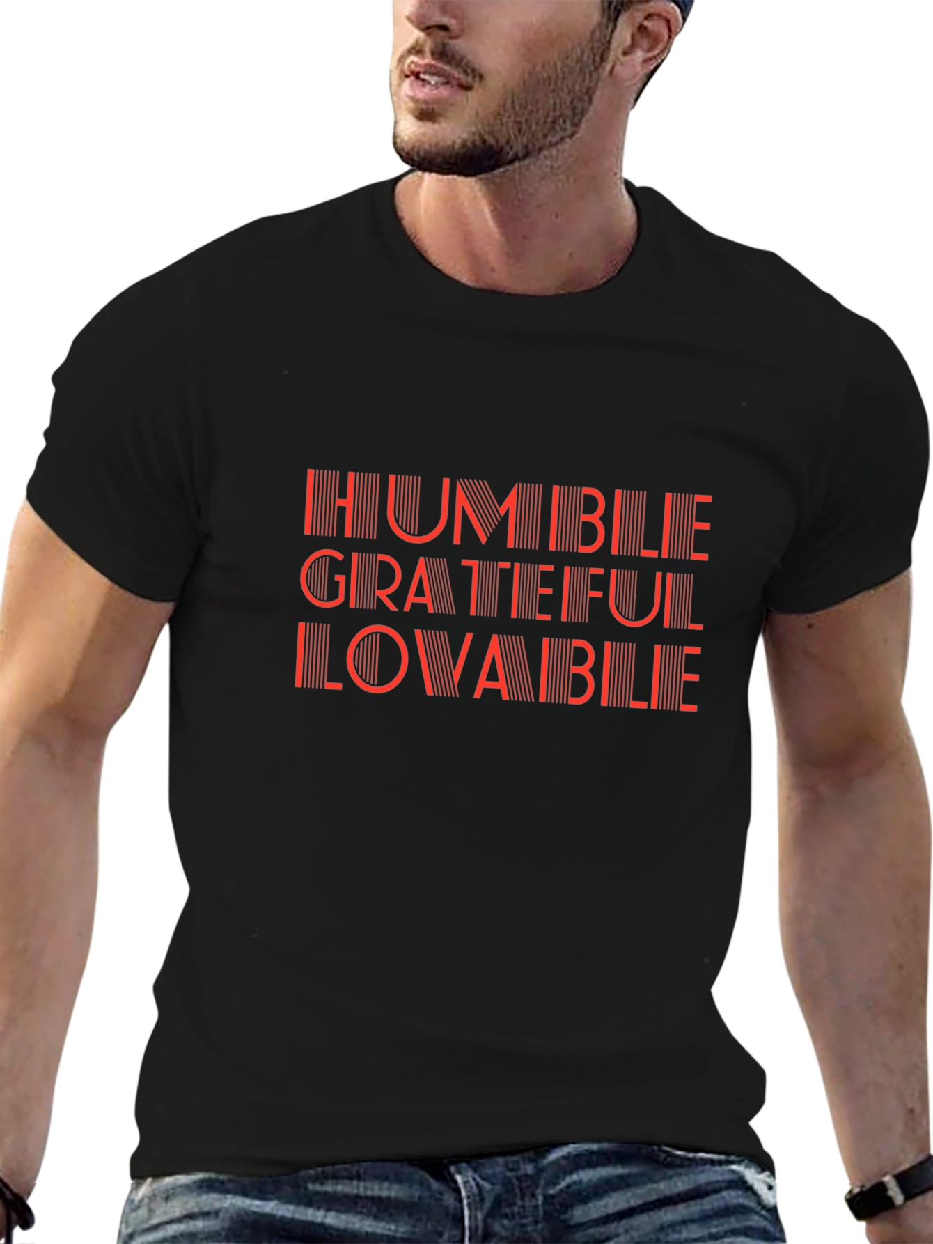 Humble Grateful Lovable Graphic Tee