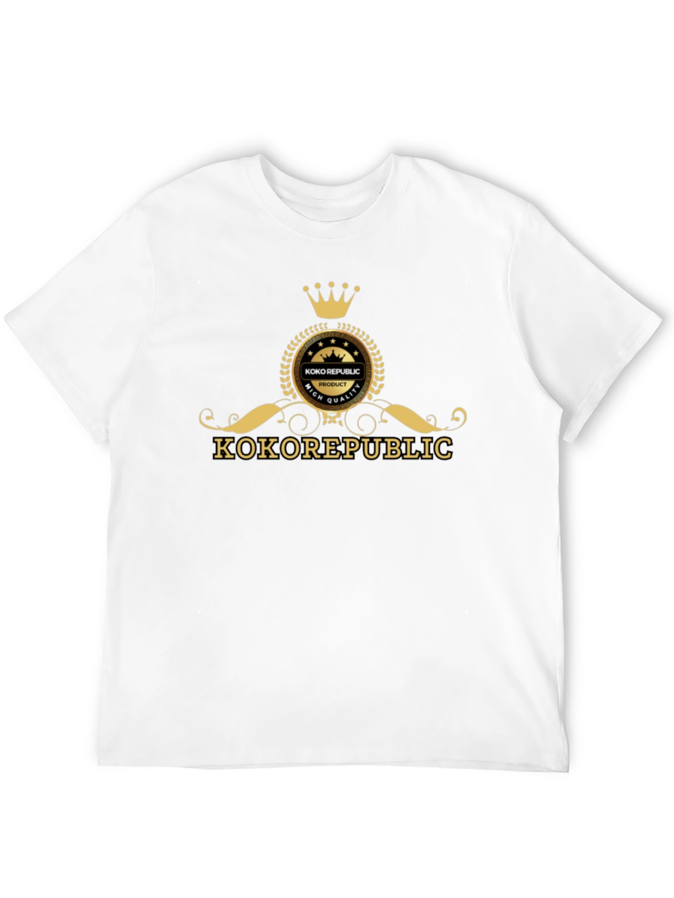 KOKO REPUBLIC Black Graphic Tee