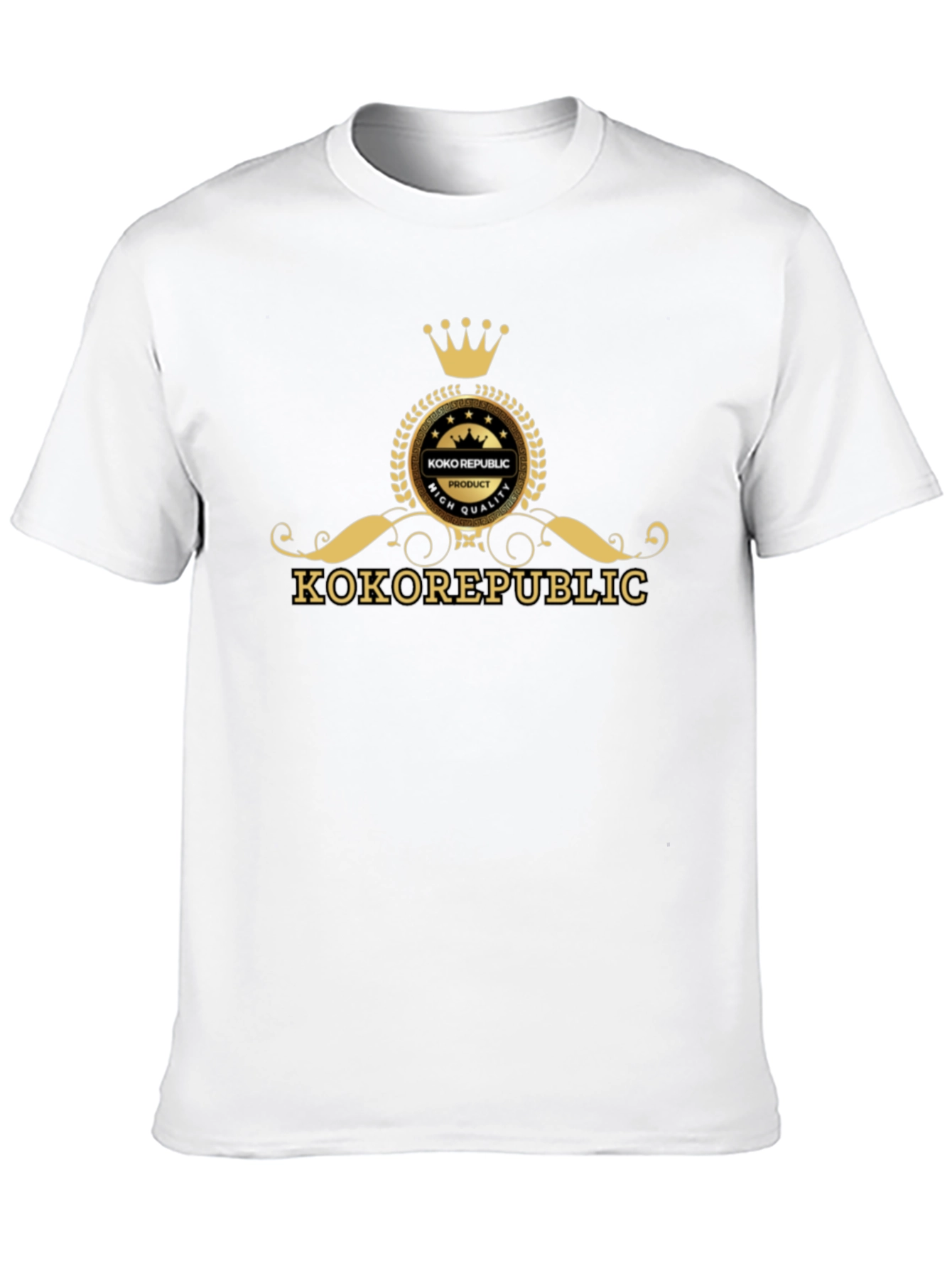 KOKO REPUBLIC Black Graphic Tee
