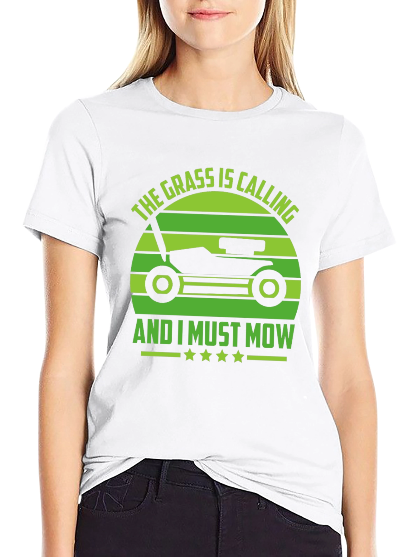 Grass Calling T-Shirt - Lawn Mowing Humor
