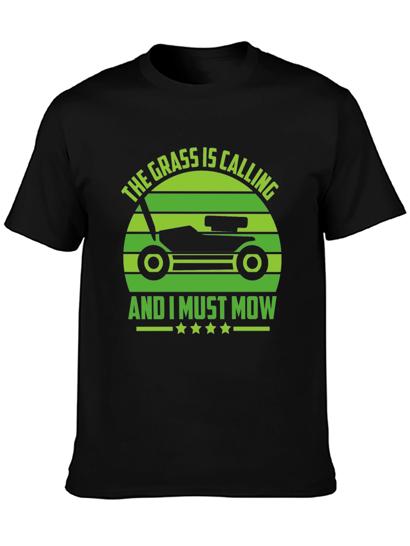 Grass Calling T-Shirt - Lawn Mowing Humor