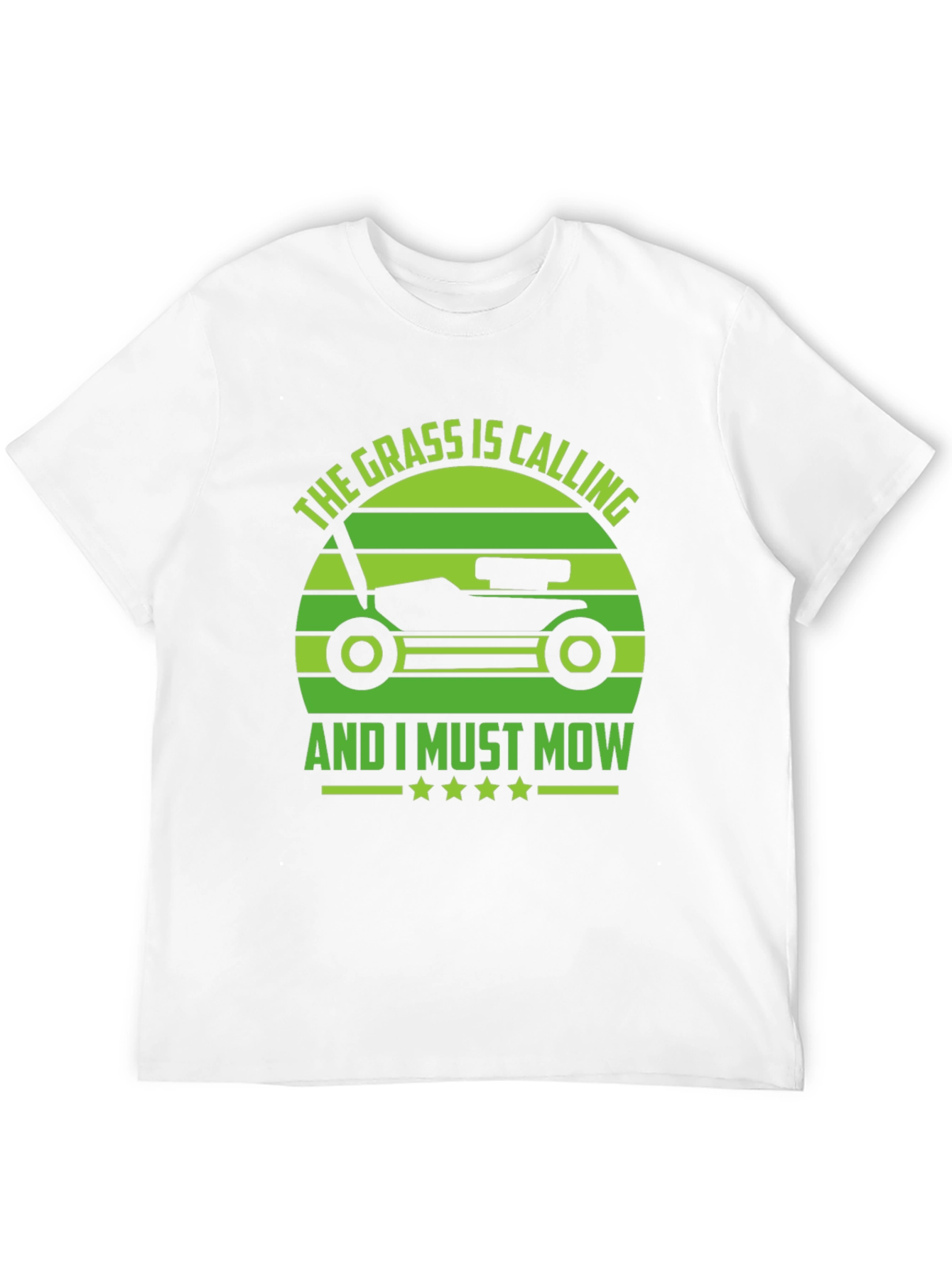 Grass Calling T-Shirt - Lawn Mowing Humor