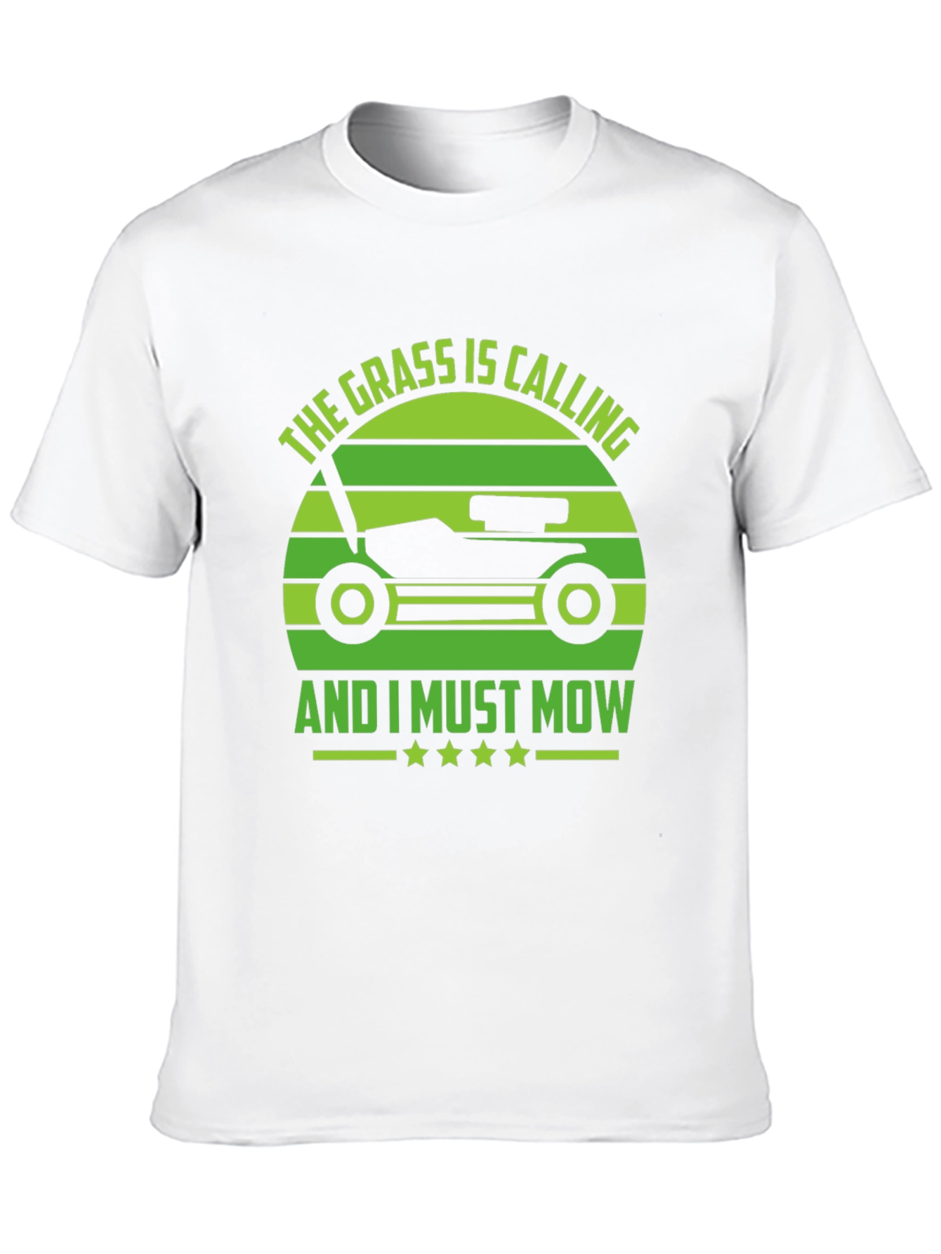 Grass Calling T-Shirt - Lawn Mowing Humor