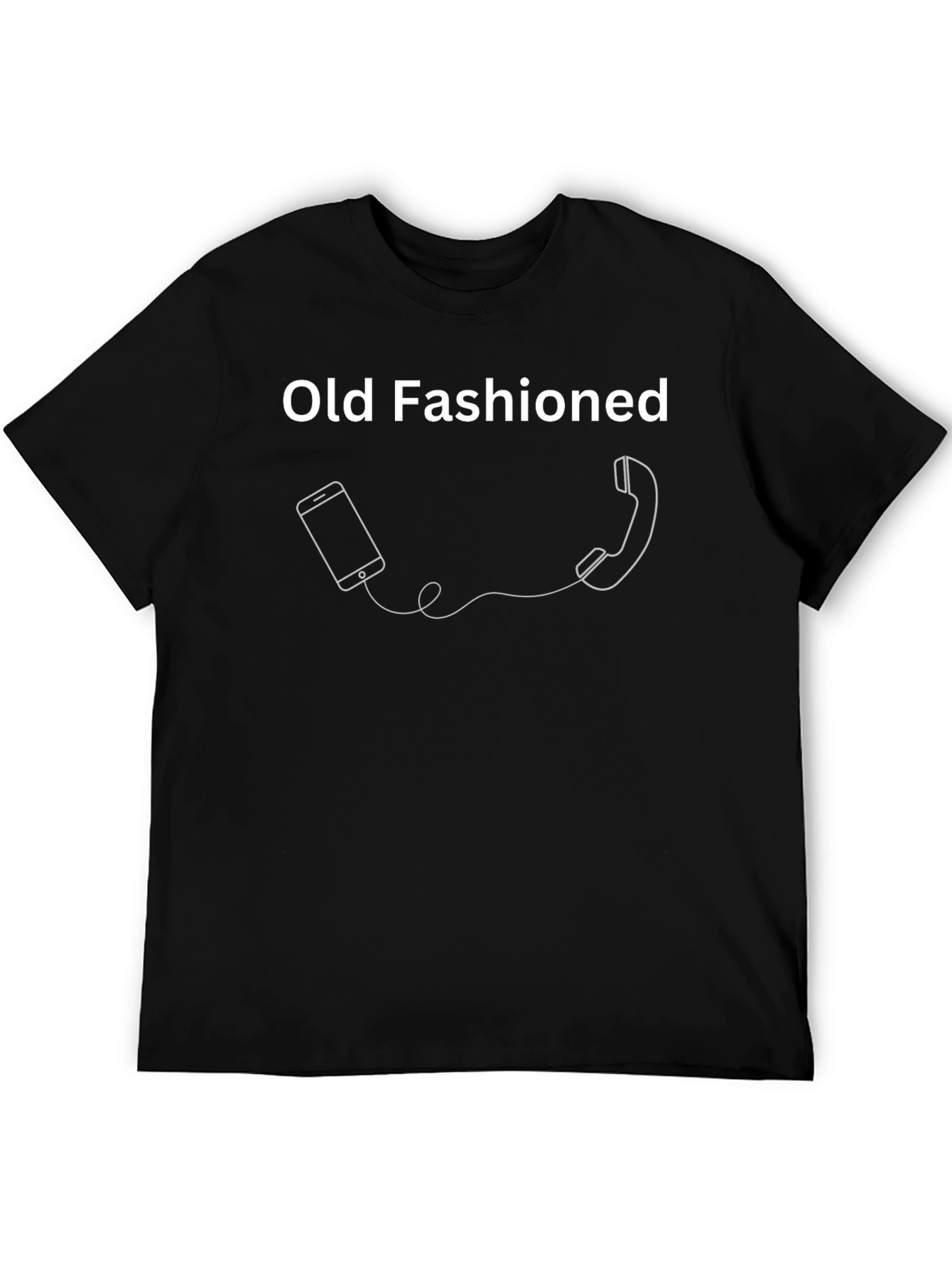 Old Fashioned Phone T-Shirt - Retro Style