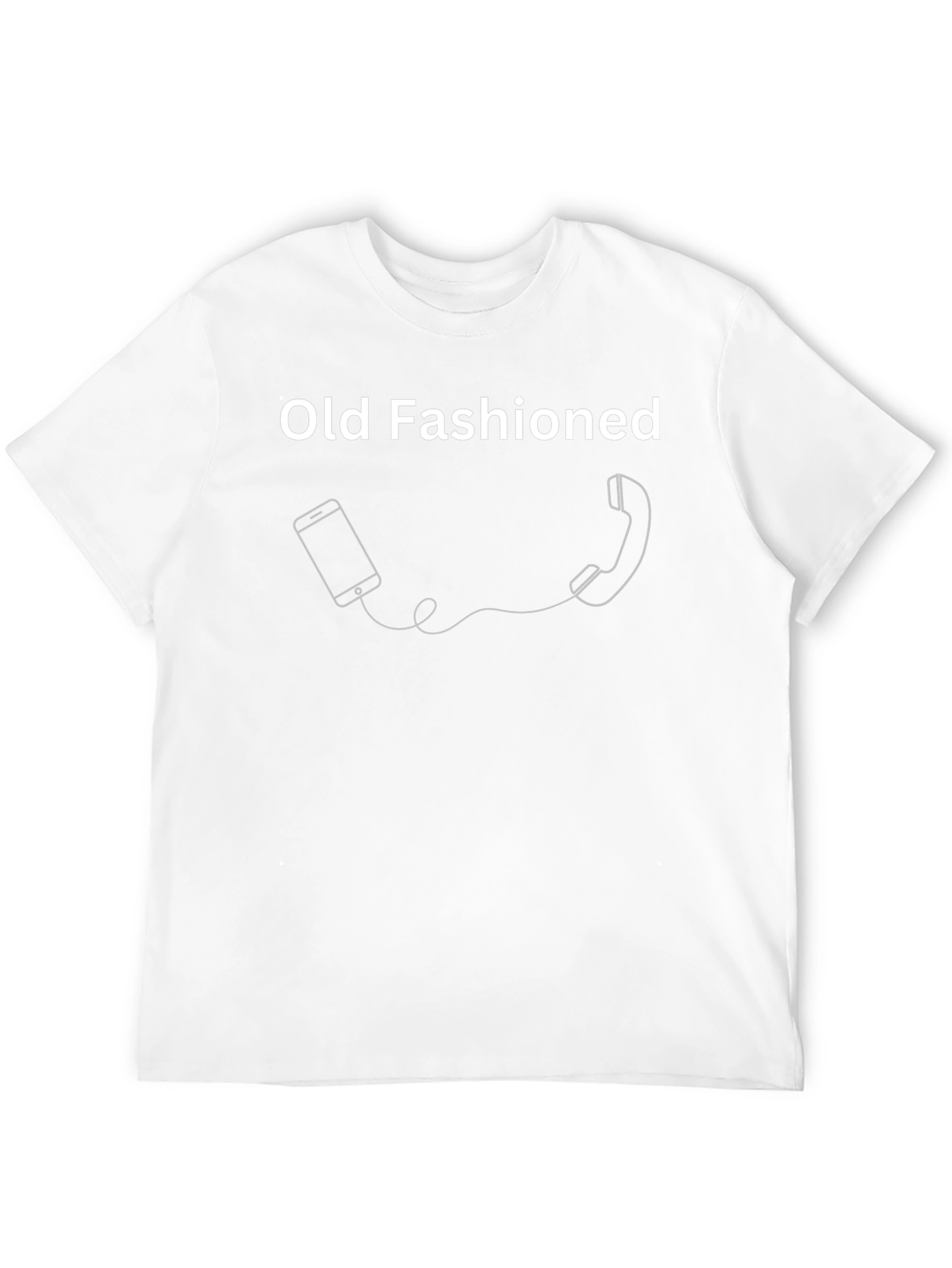 Old Fashioned Phone T-Shirt - Retro Style