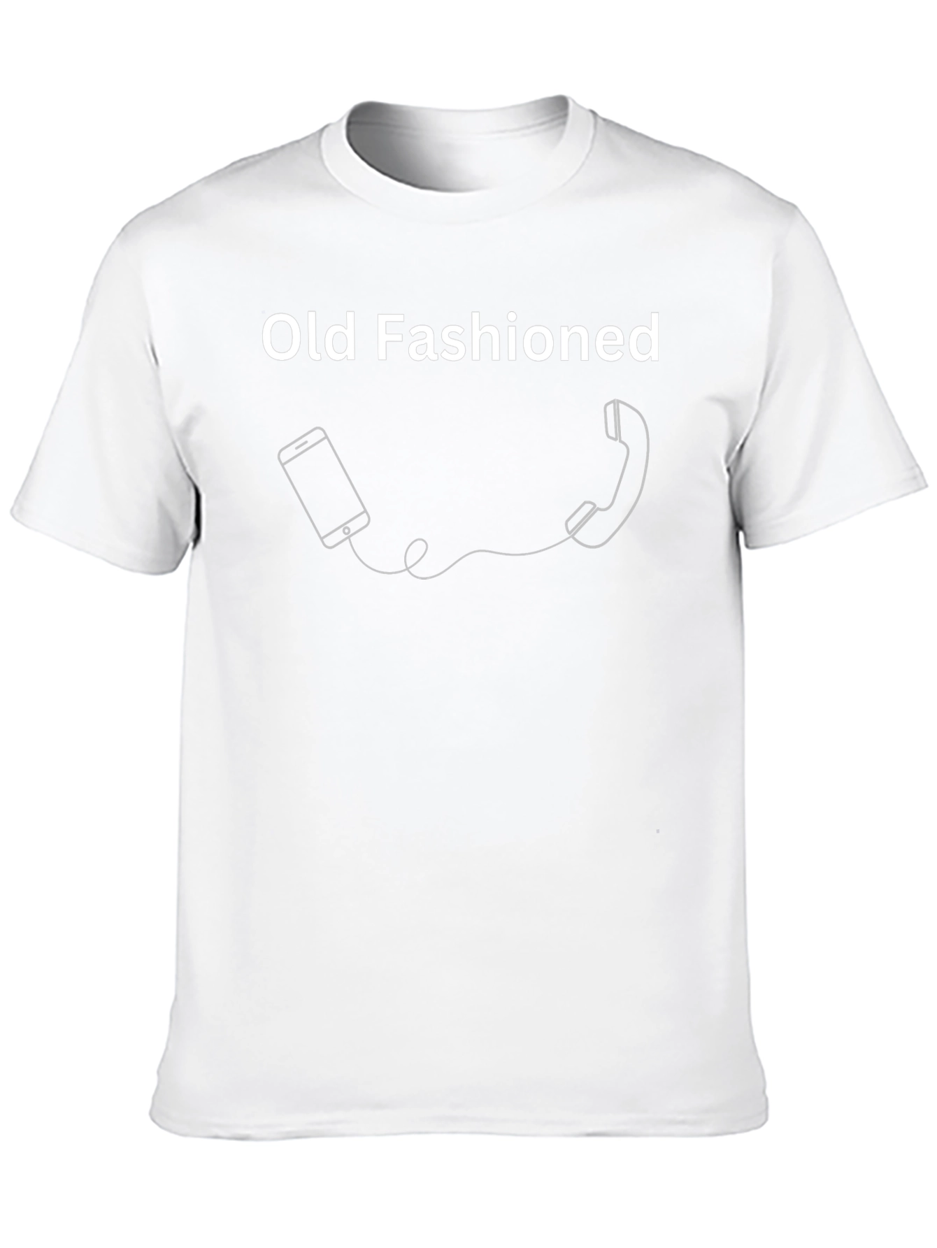Old Fashioned Phone T-Shirt - Retro Style