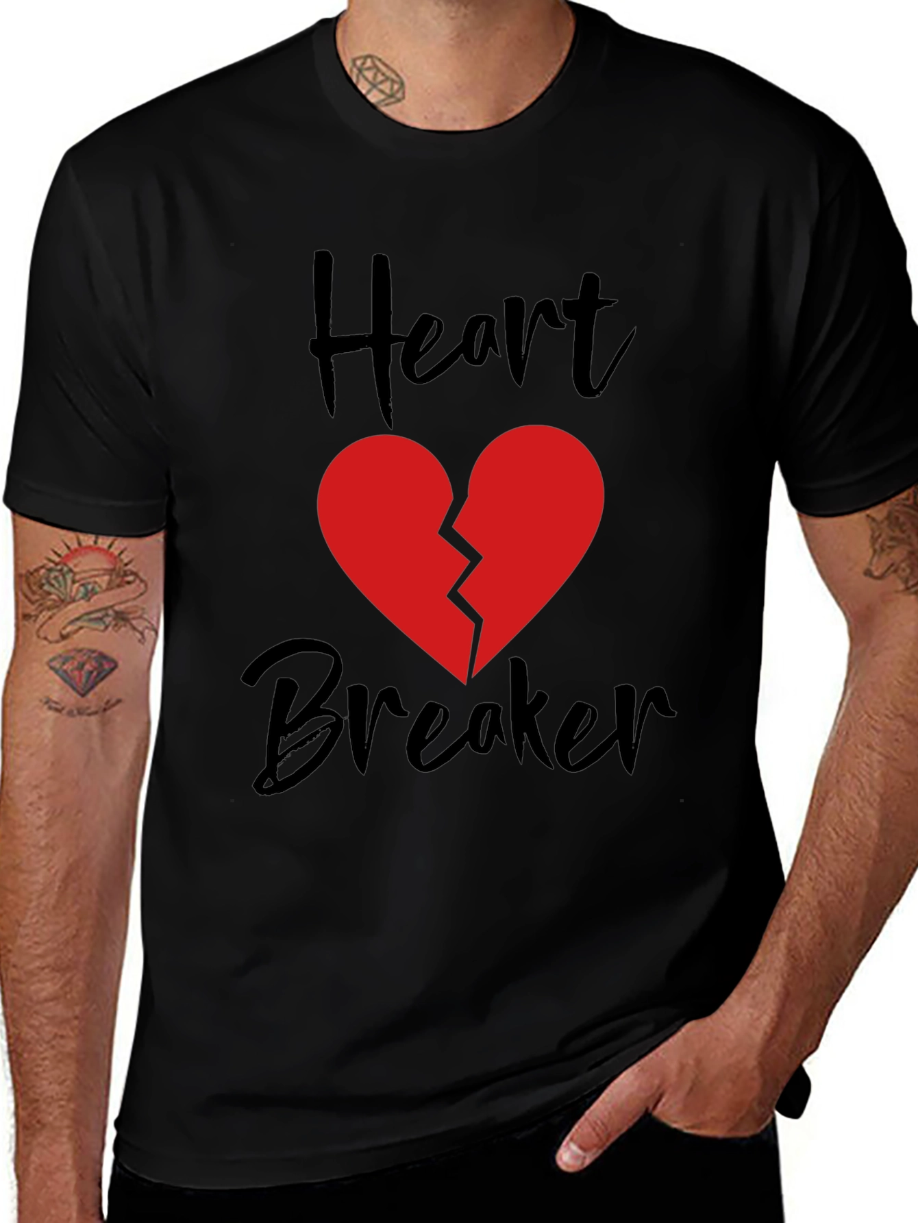 Heartbreaker Graphic Tee - Bold Design Soft Fabric