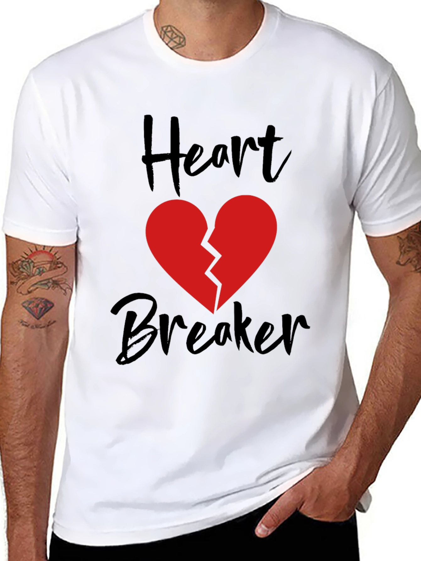 Heartbreaker Graphic Tee - Bold Design Soft Fabric