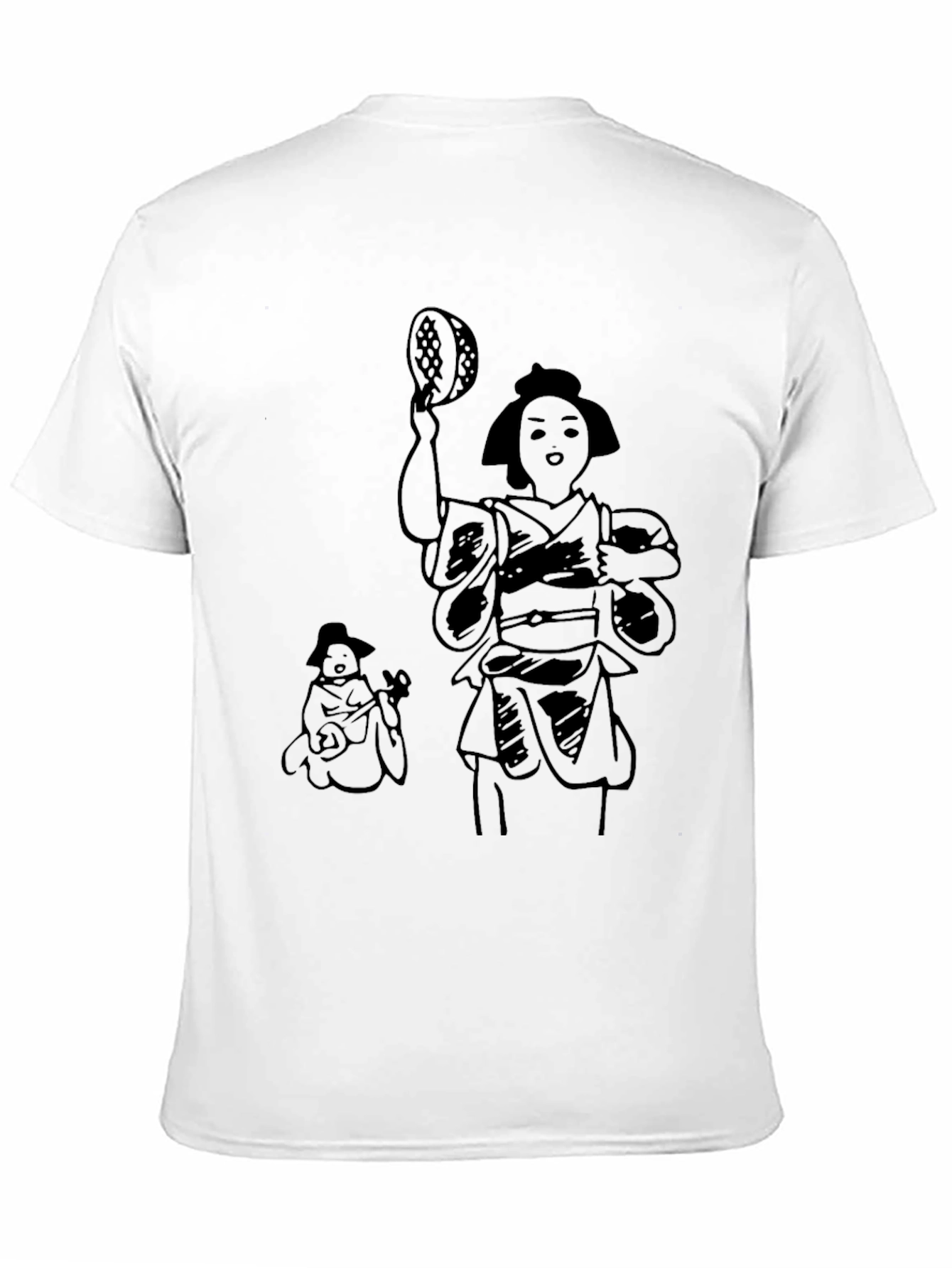 Japanese Dancers Graphic Tee - Stylish Unisex T-Shirt
