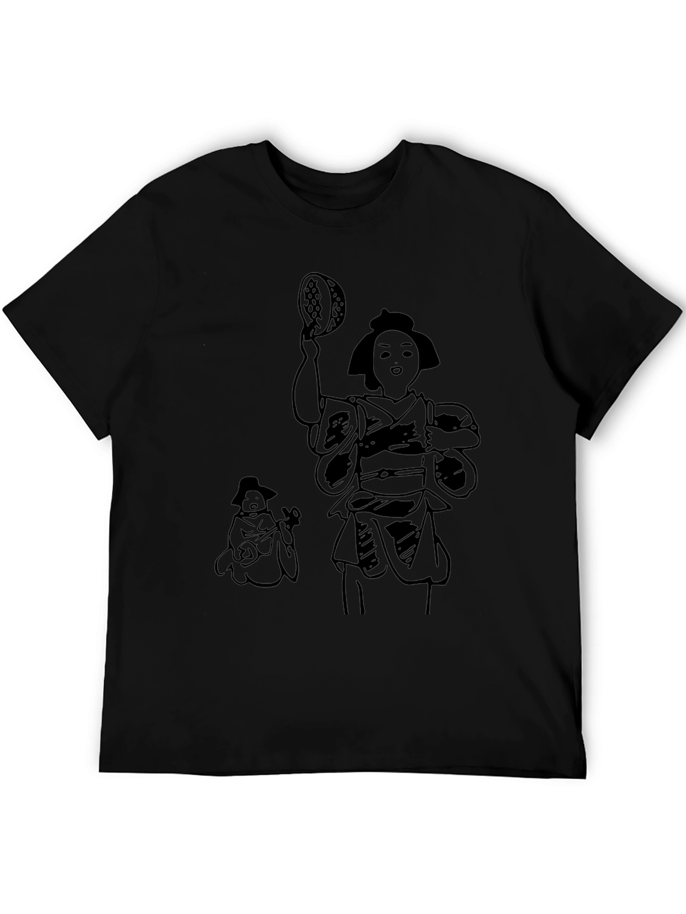 Japanese Dancers Graphic Tee - Stylish Unisex T-Shirt