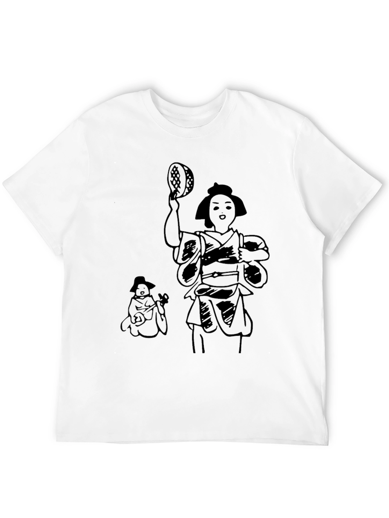 Japanese Dancers Graphic Tee - Stylish Unisex T-Shirt