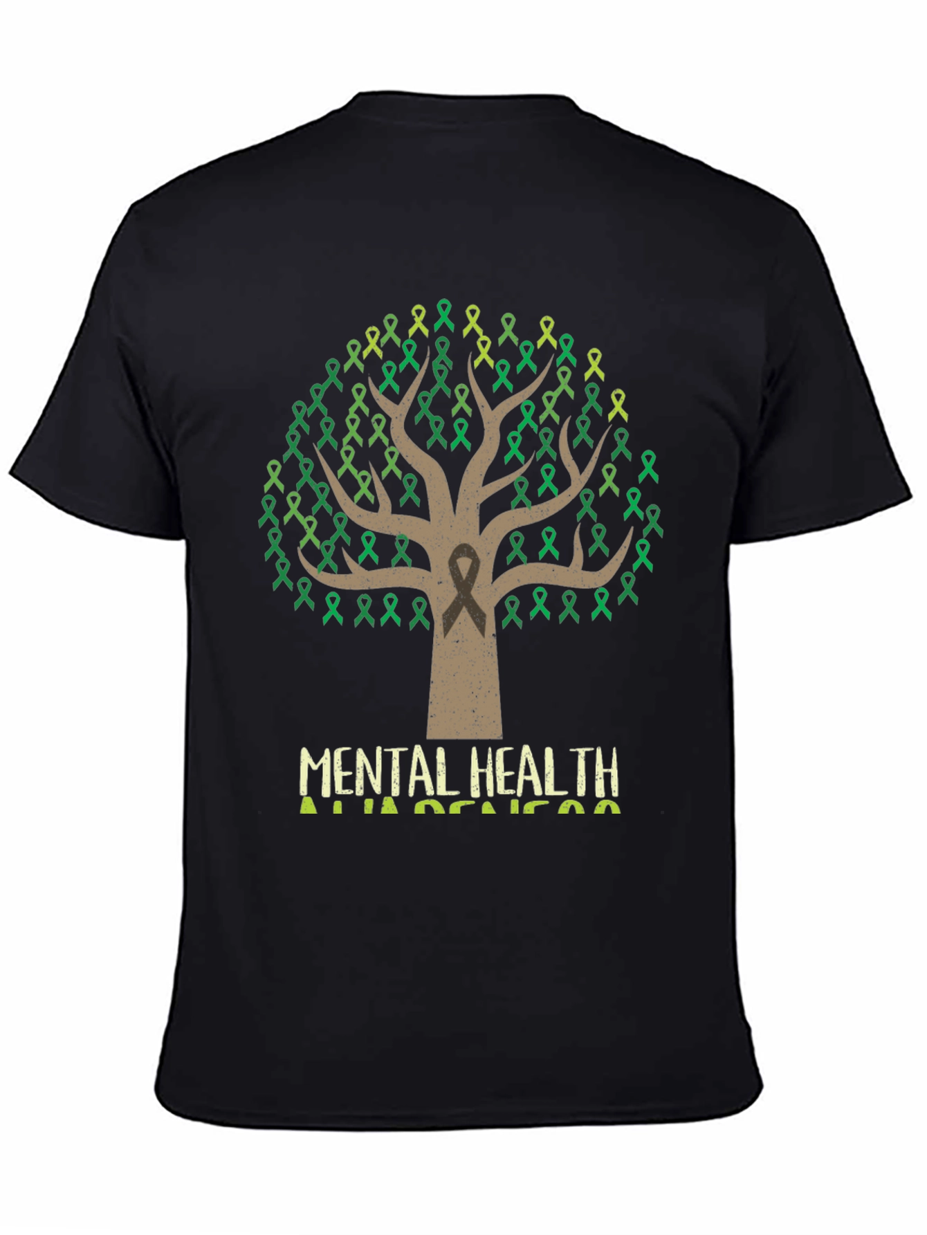 Mental Health Awareness Ribbon Tree T-Shirt