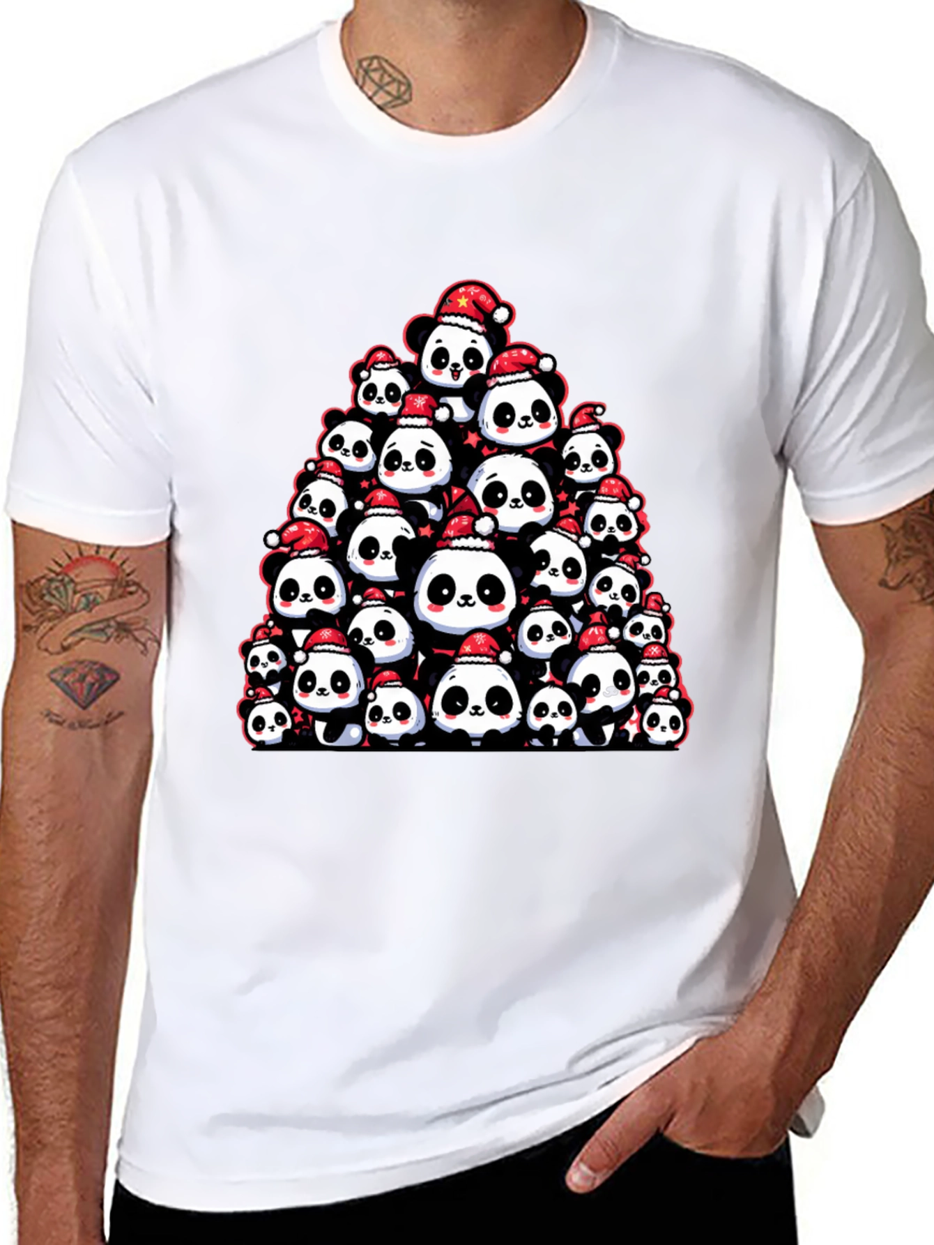 Christmas Panda T-Shirt