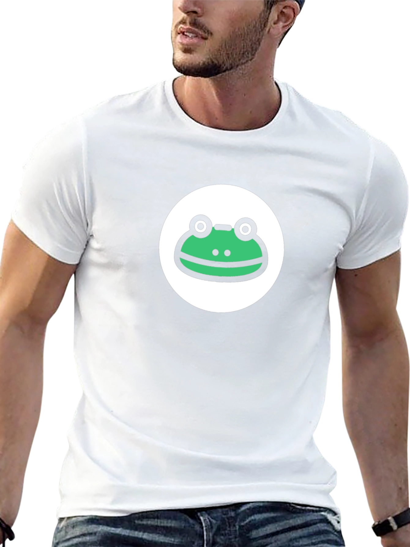 Frog Face Graphic Tee - Mens Black T-Shirt