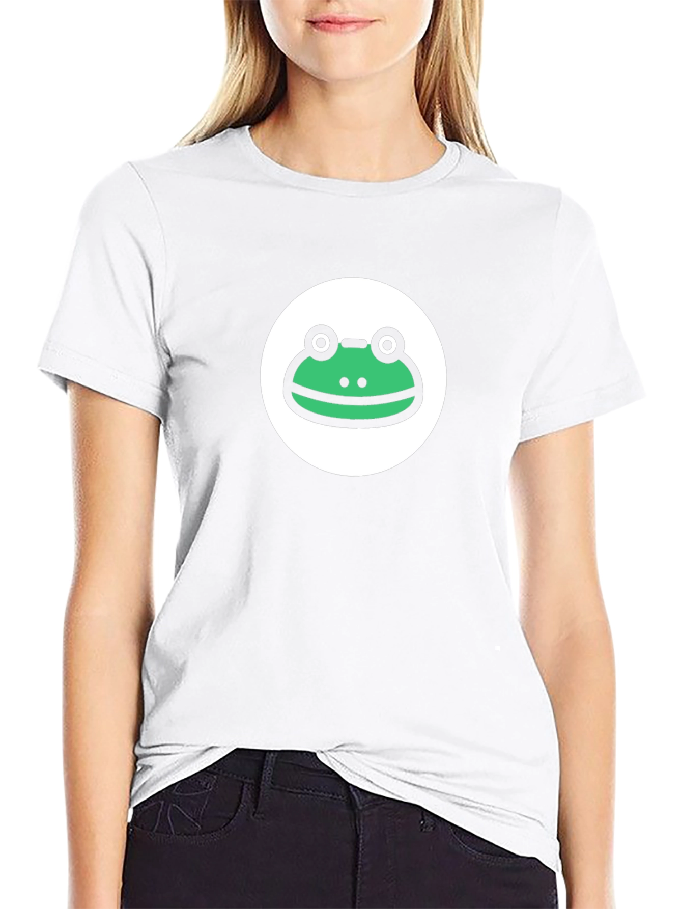 Frog Face Graphic Tee - Mens Black T-Shirt