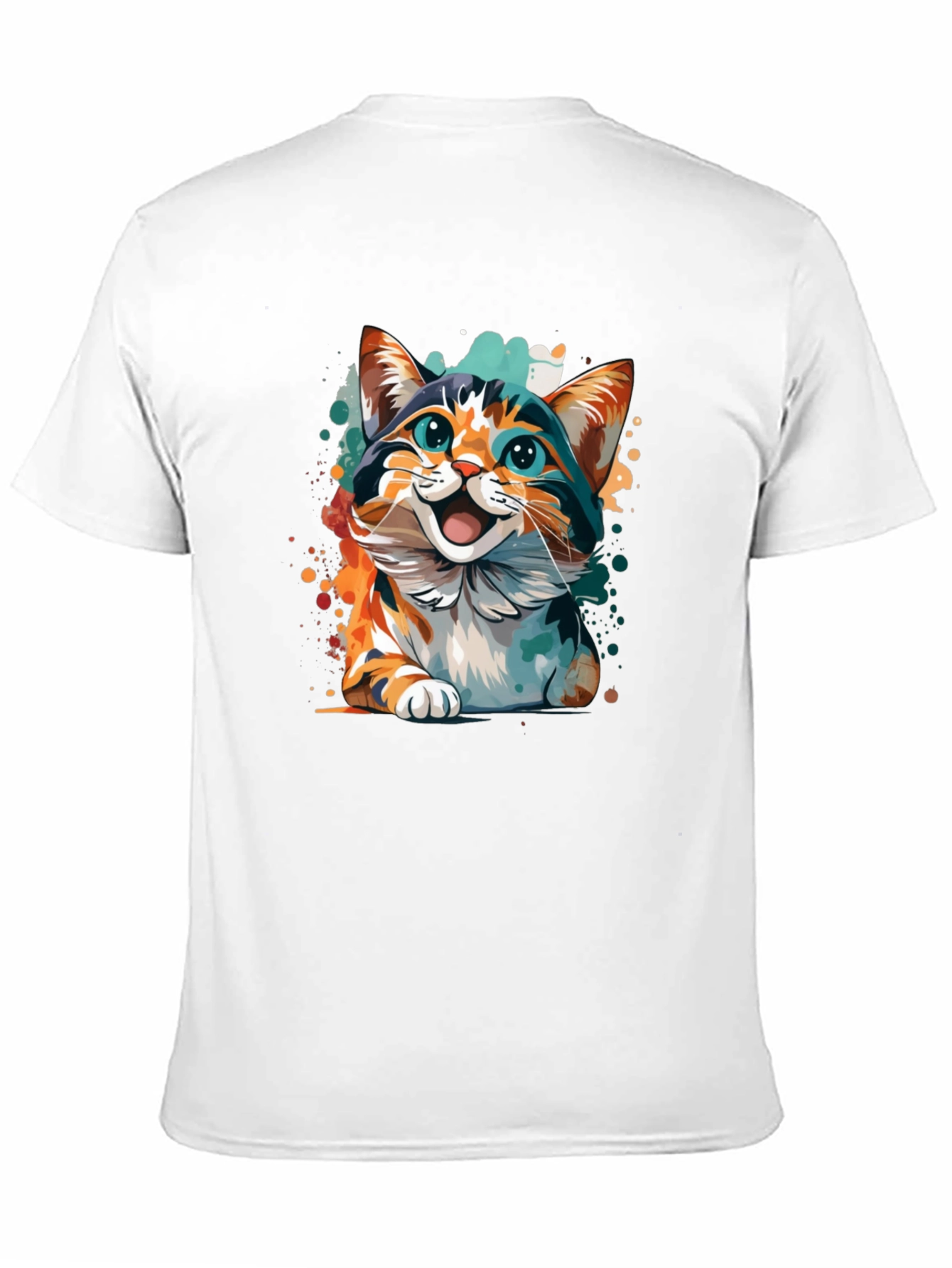 Cat Art Graphic Tee - Fun & Unique Design