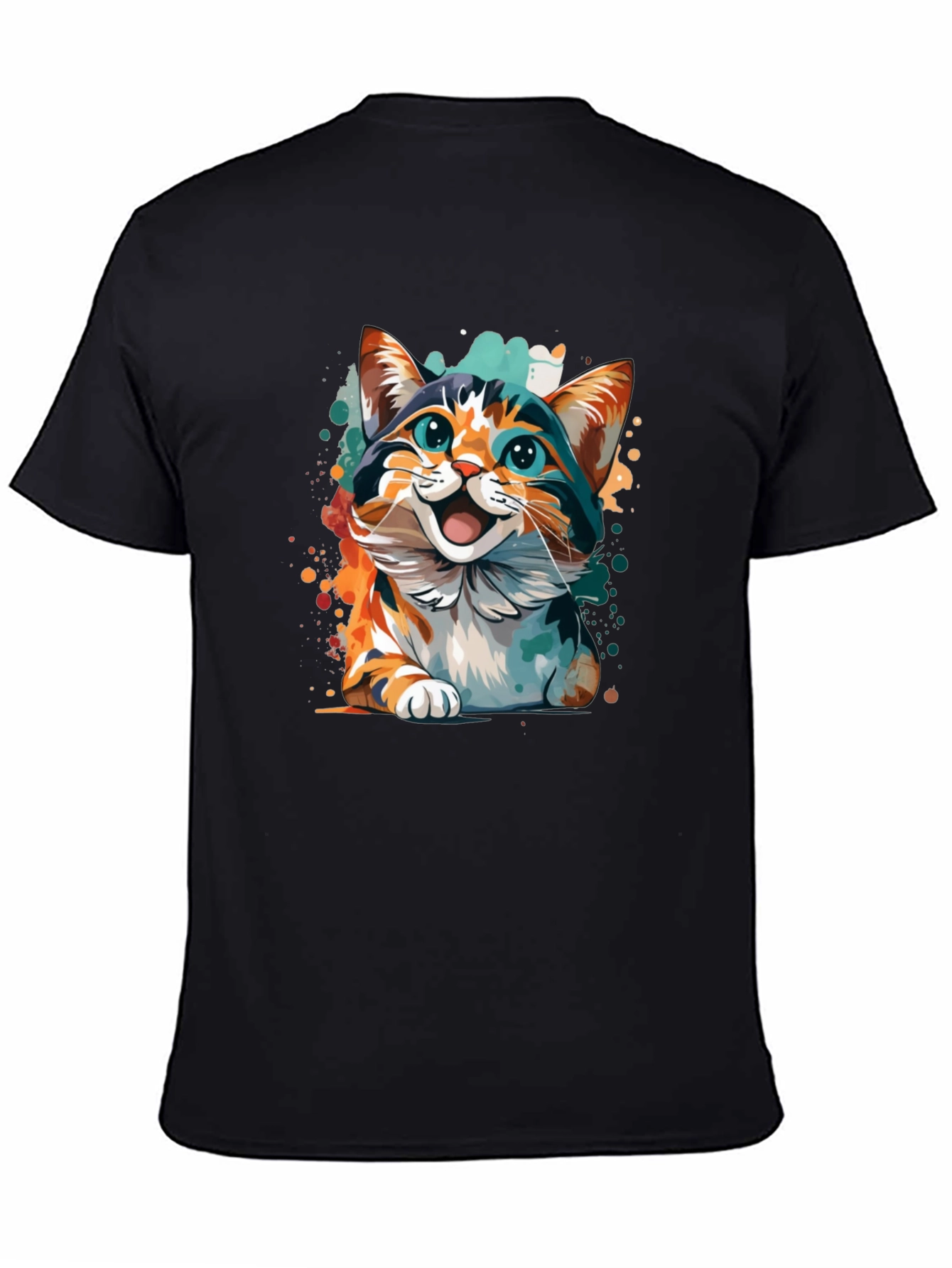 Cat Art Graphic Tee - Fun & Unique Design