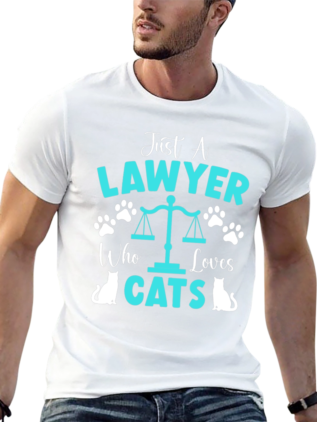 Lawyer Cat Lover T-Shirt - Funny Attorney Gift