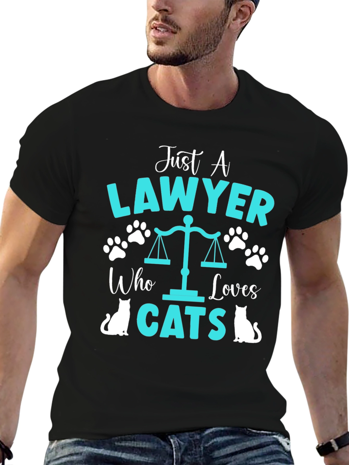 Lawyer Cat Lover T-Shirt - Funny Attorney Gift