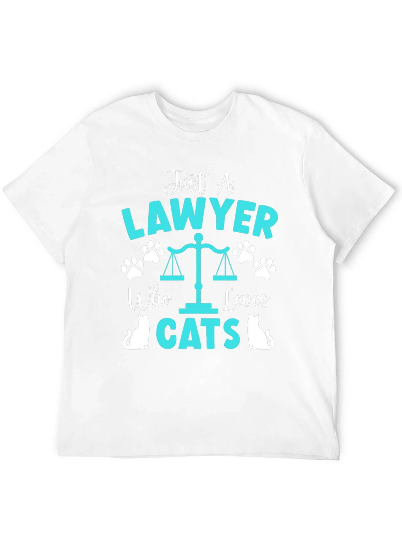 Lawyer Cat Lover T-Shirt - Funny Attorney Gift