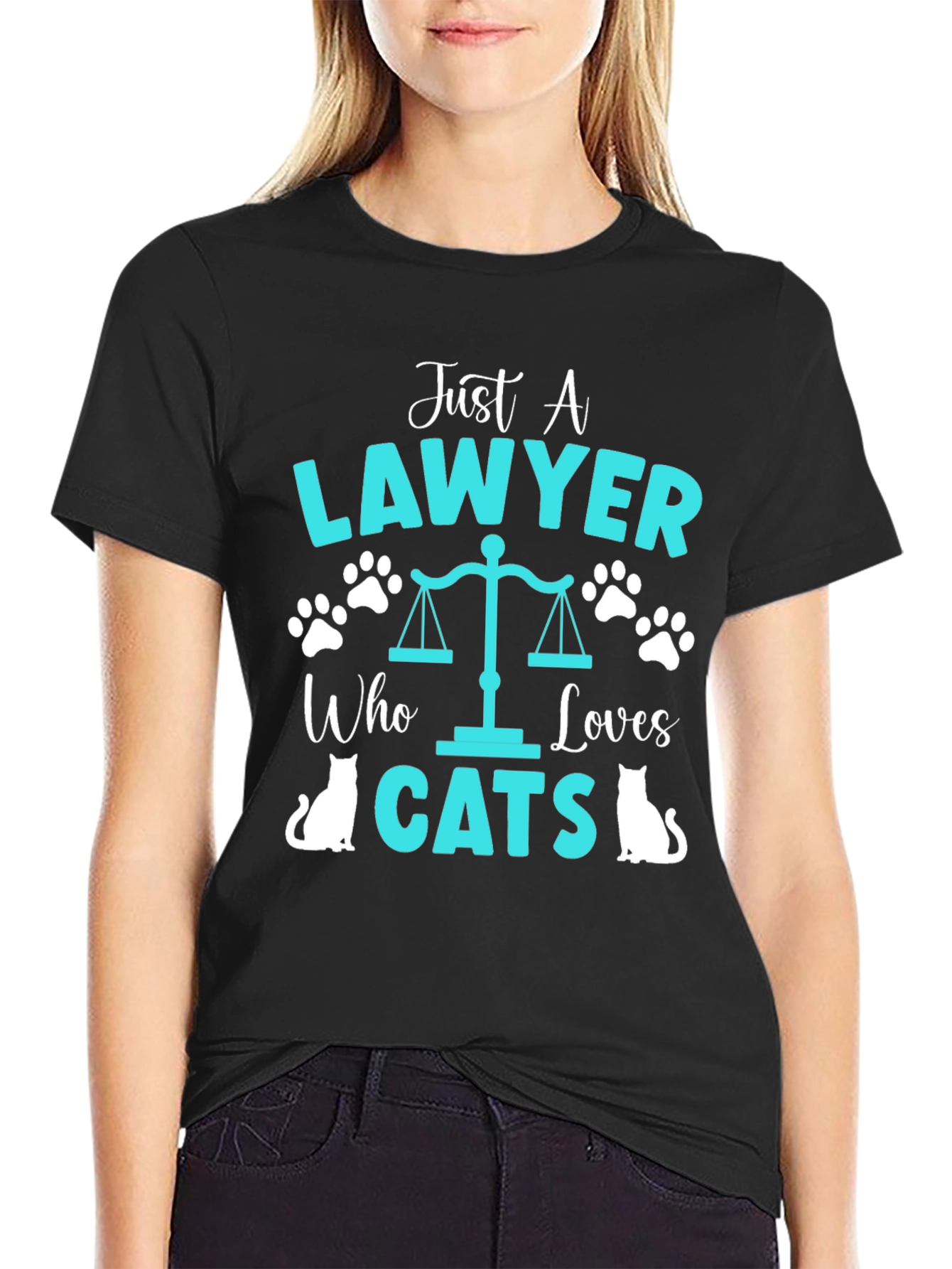 Lawyer Cat Lover T-Shirt - Funny Attorney Gift