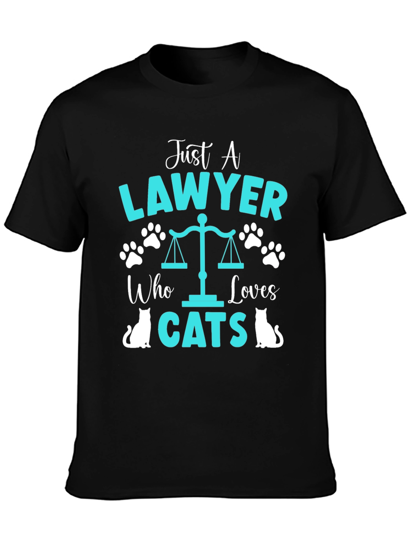 Lawyer Cat Lover T-Shirt - Funny Attorney Gift