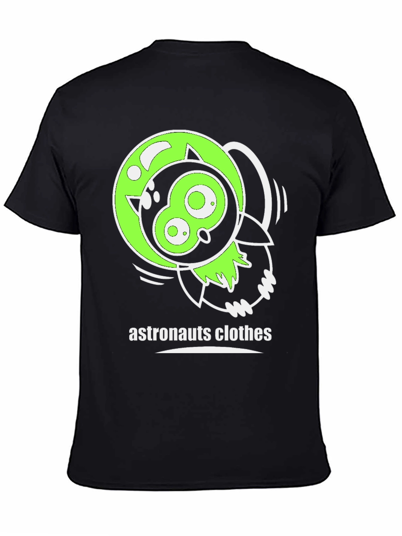 Astronauts Clothes Black Graphic Tee