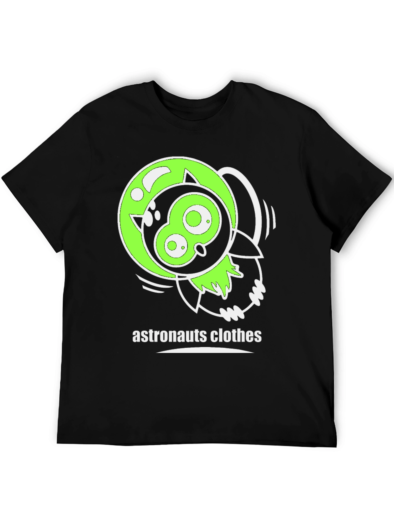Astronauts Clothes Black Graphic Tee
