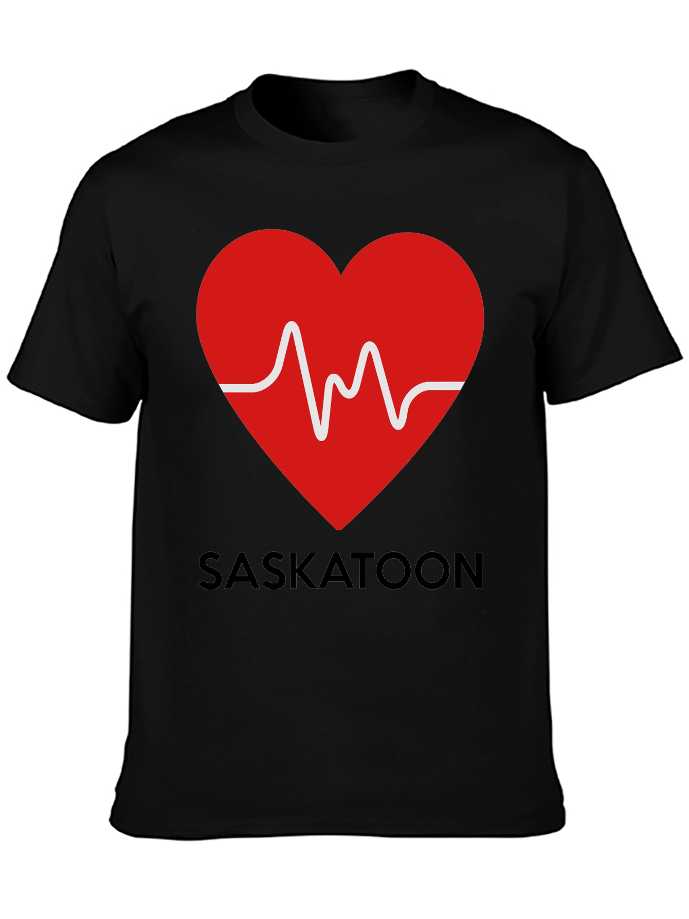 Saskatoon Heartbeat T-Shirt - Show Your City Love!