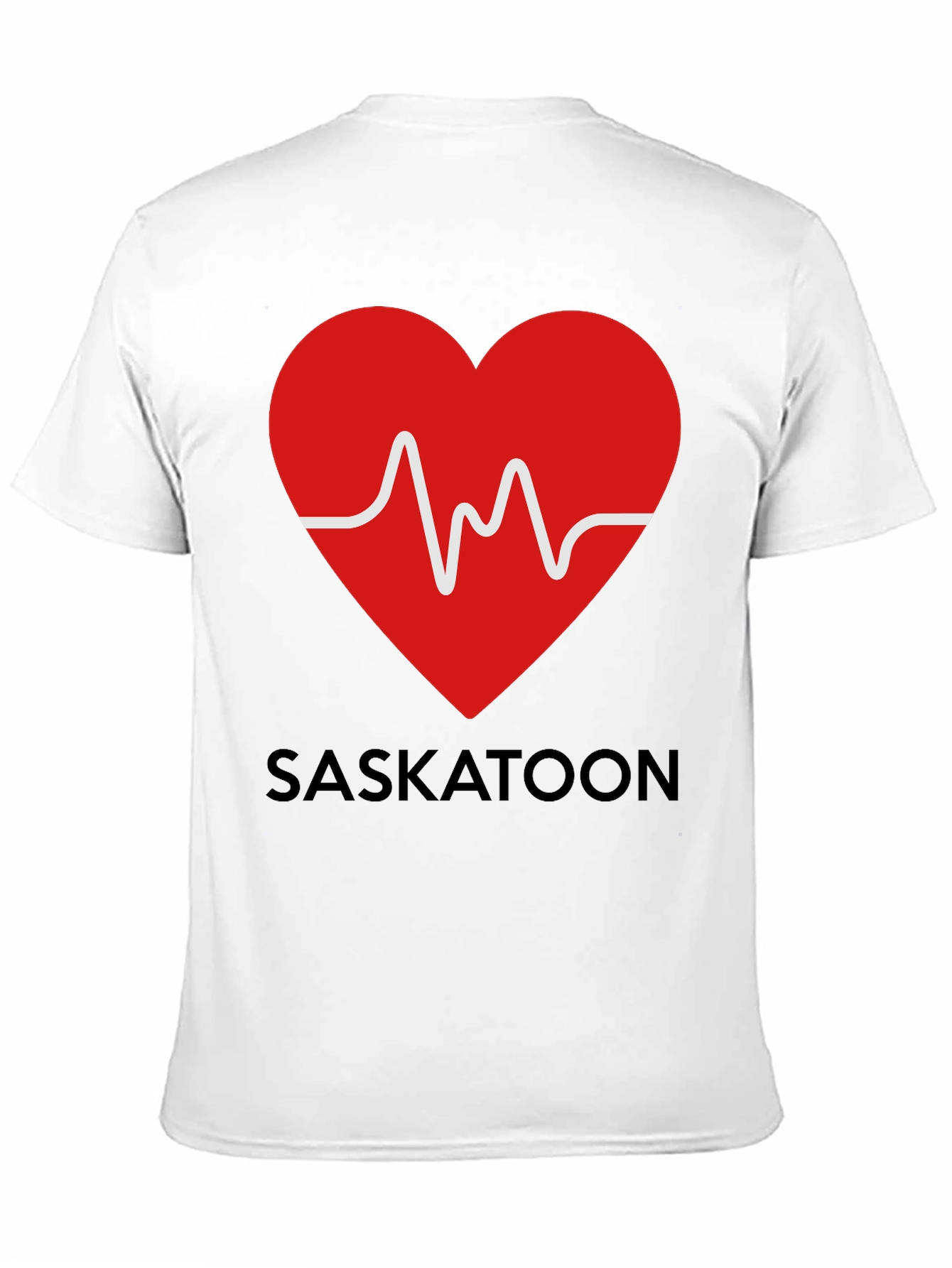 Saskatoon Heartbeat T-Shirt - Show Your City Love!