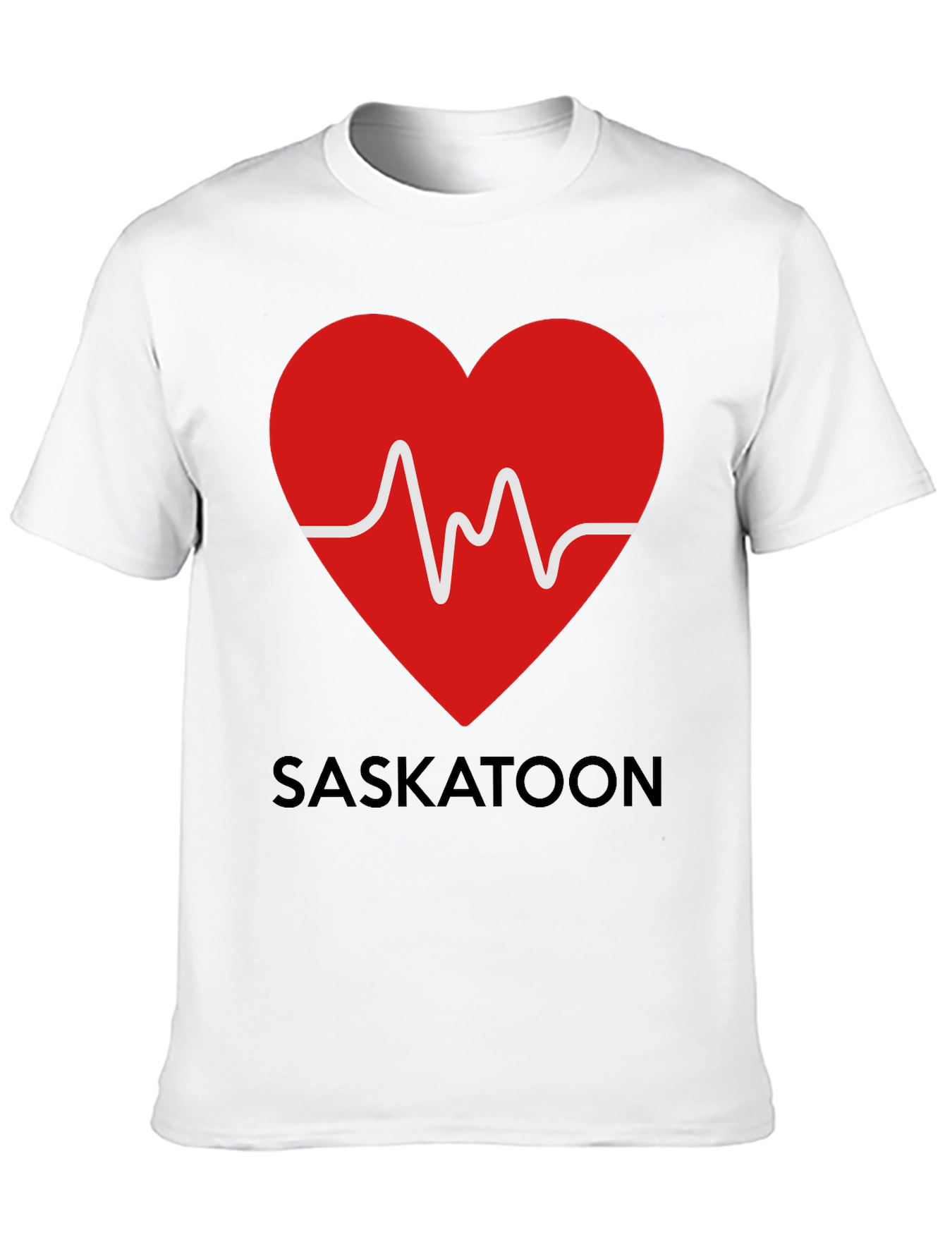 Saskatoon Heartbeat T-Shirt - Show Your City Love!