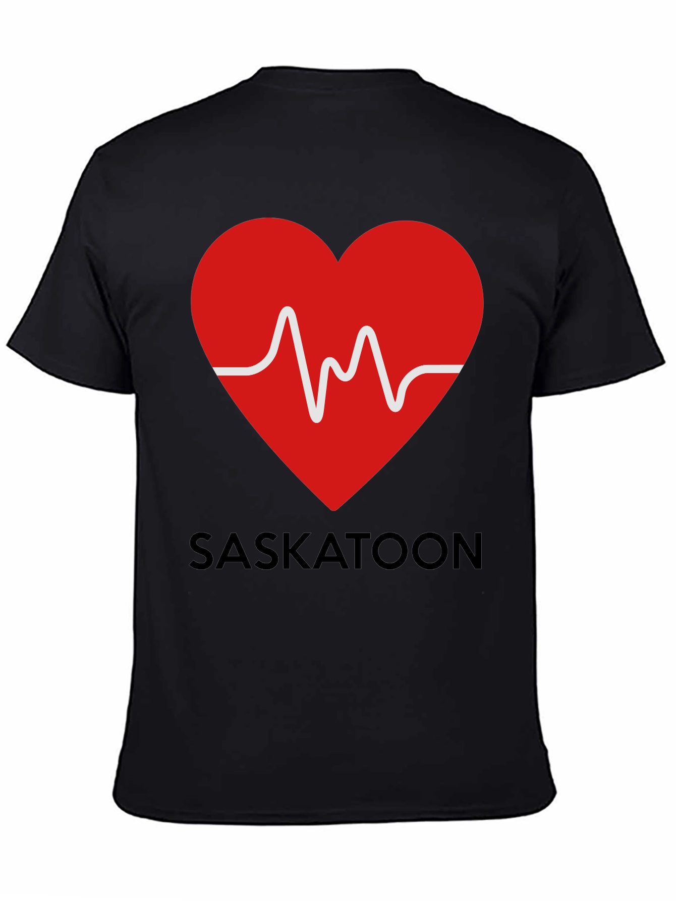 Saskatoon Heartbeat T-Shirt - Show Your City Love!