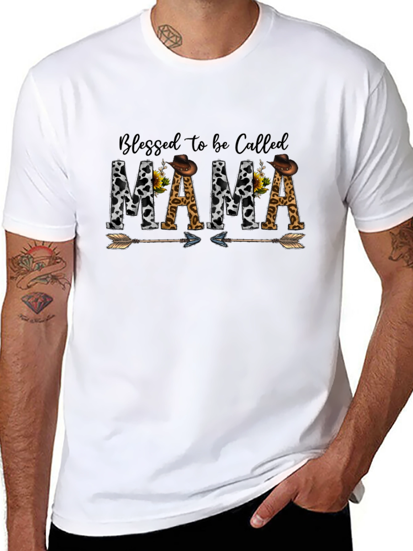 Blessed Mama Graphic T-Shirt
