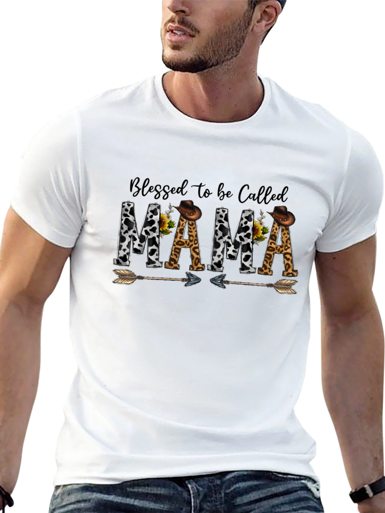 Blessed Mama Graphic T-Shirt