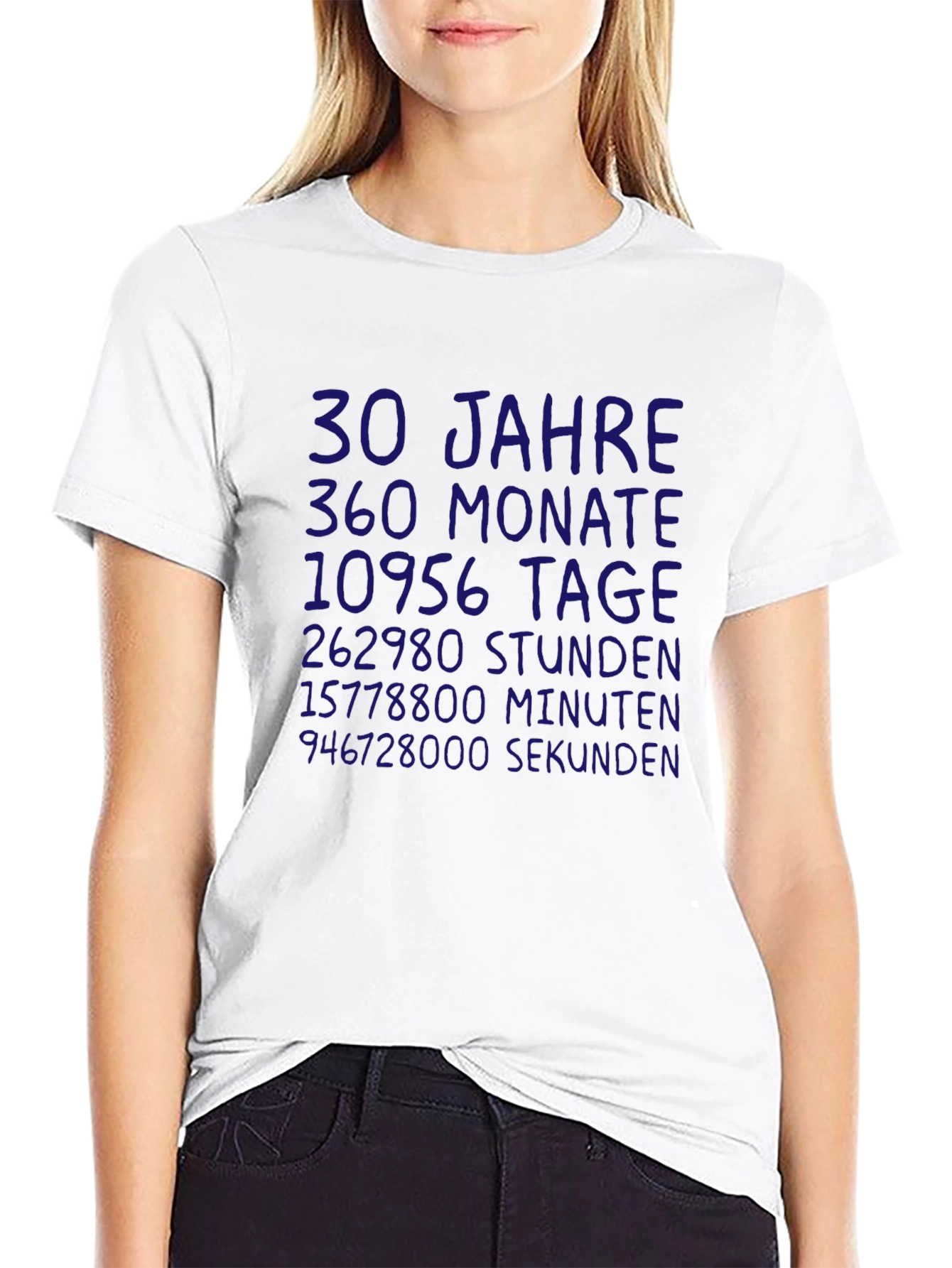 30 Years Anniversary T-Shirt - German Text Print
