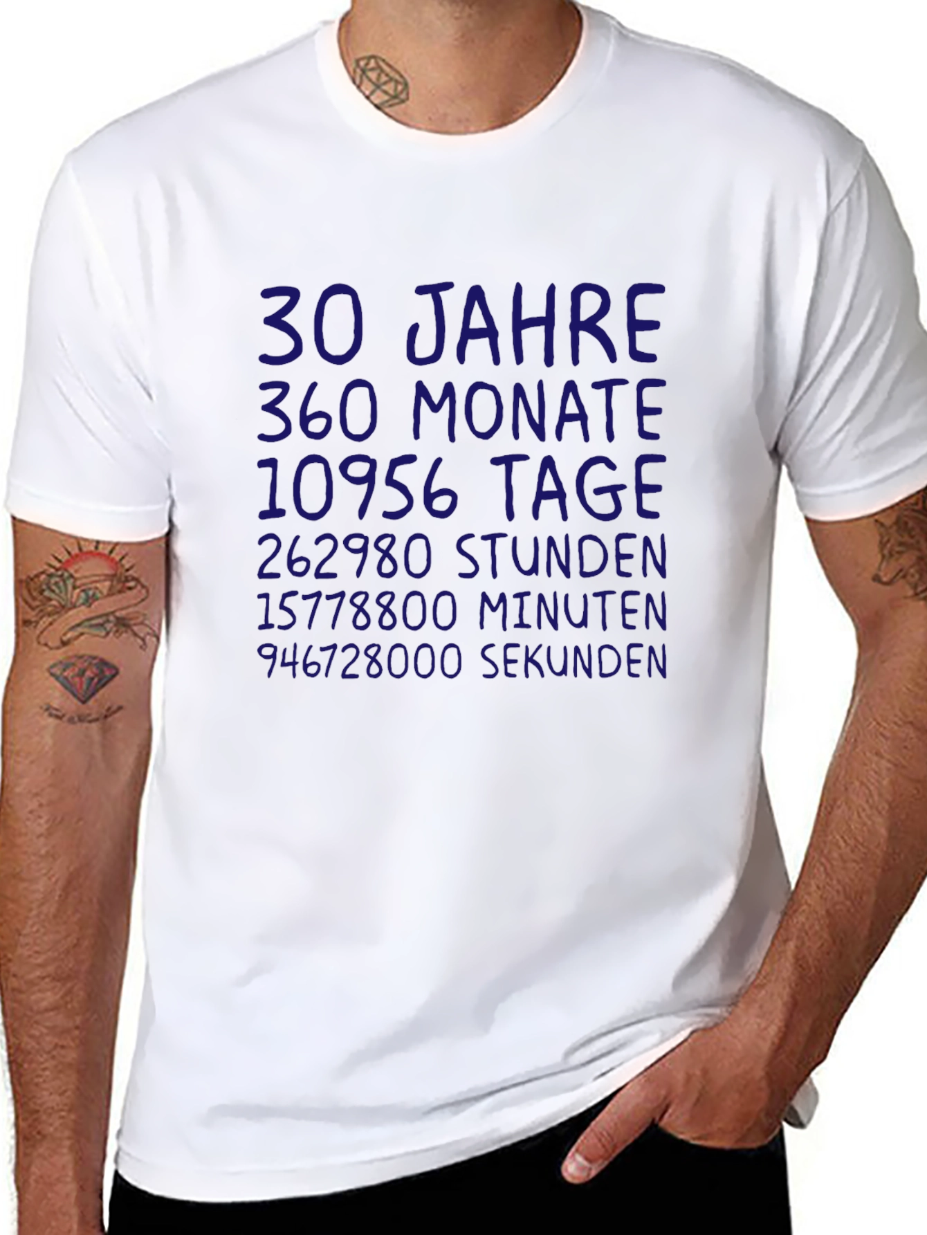 30 Years Anniversary T-Shirt - German Text Print