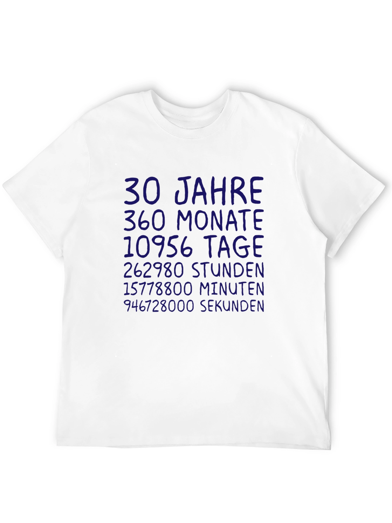 30 Years Anniversary T-Shirt - German Text Print