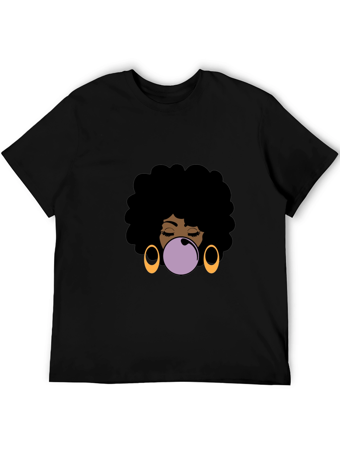 Afro Bubble Gum Pop Art T-Shirt