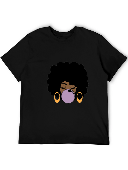 Afro Bubble Gum Pop Art T-Shirt